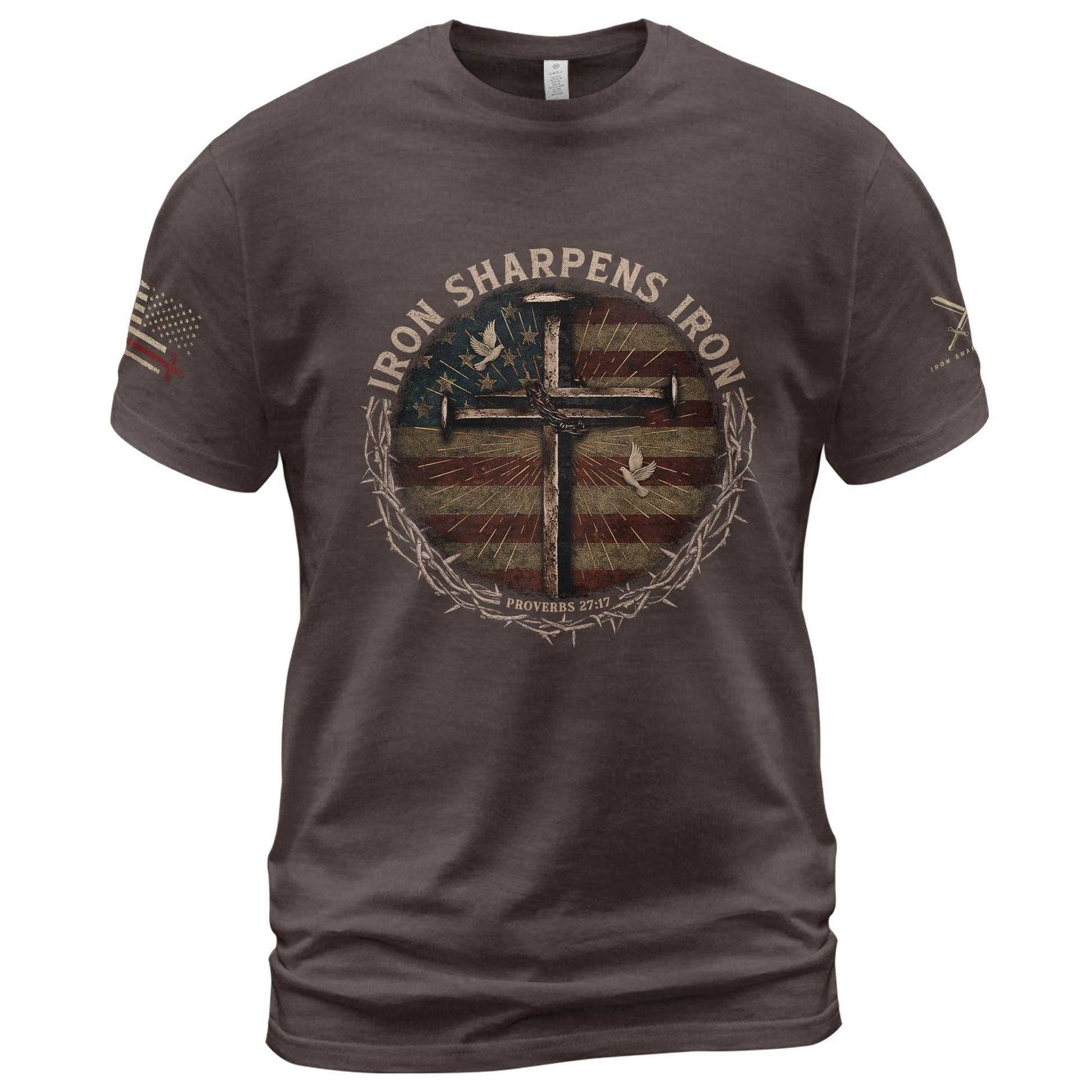 Iron Sharpens Iron T-shirt - Rust Field Wear