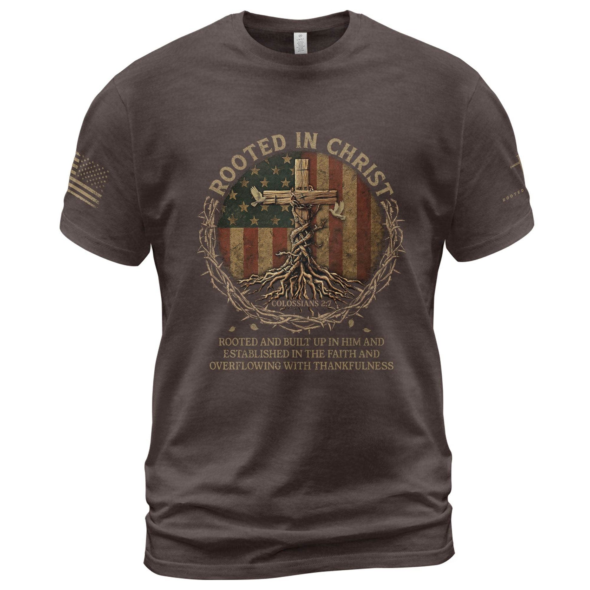 Firmly Planted – Rooted in Christ (Colossians 2:7) - Rust Field Wear