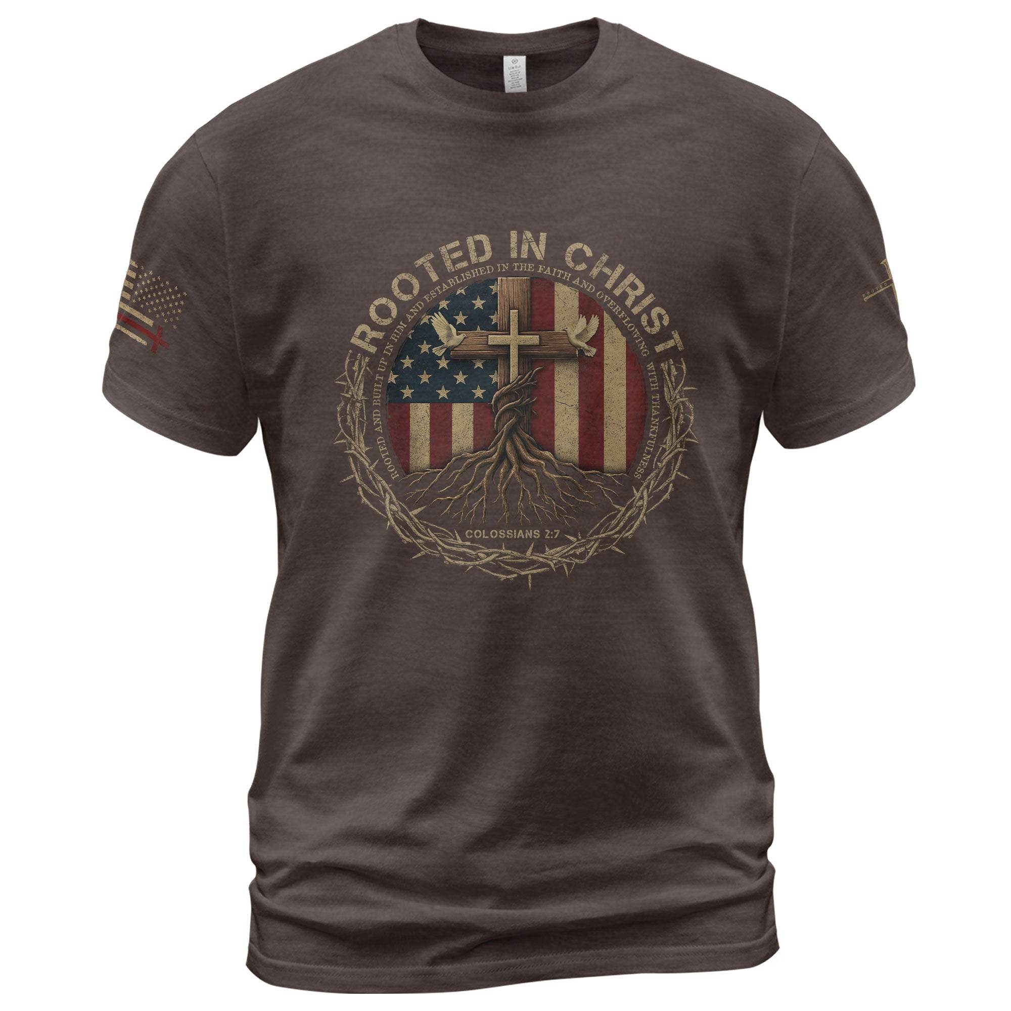 Planted with Purpose – Rooted in Christ Tee - Rust Field Wear