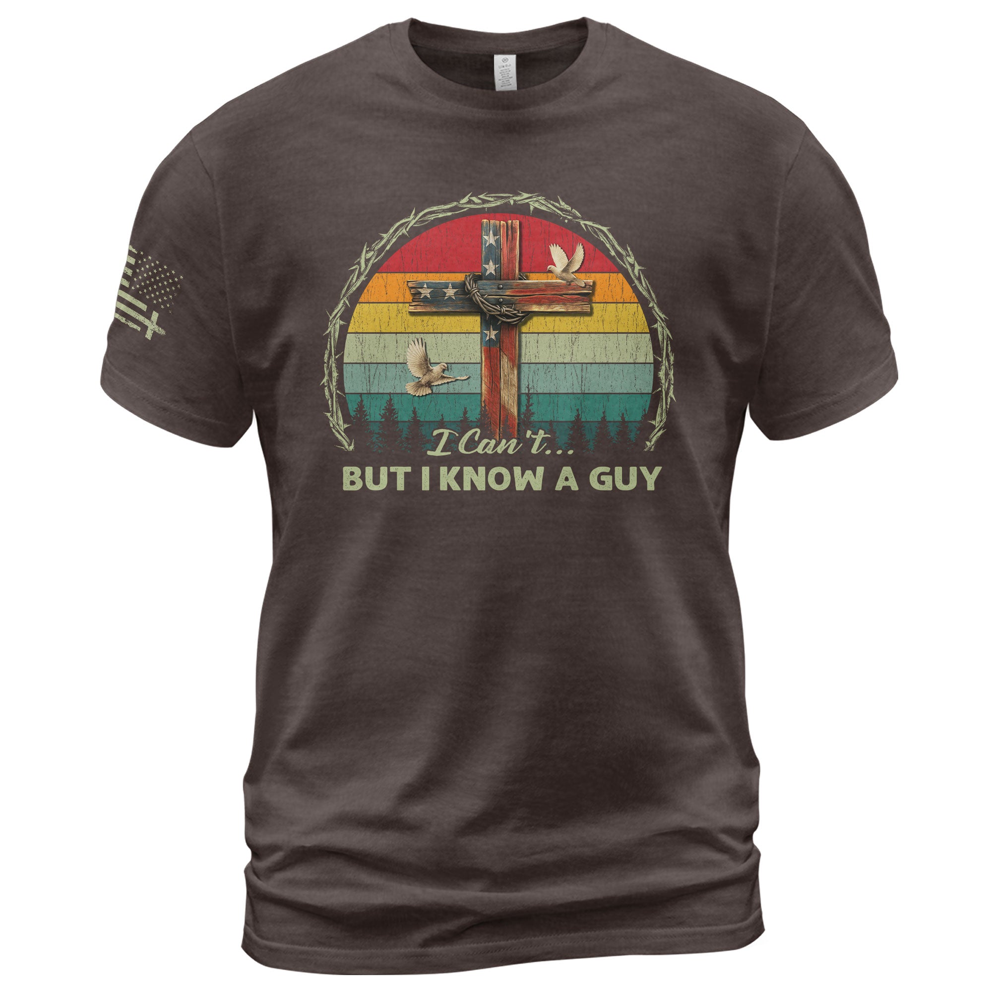 I Can’t But I Know A Guy Retro Cross T-Shirt