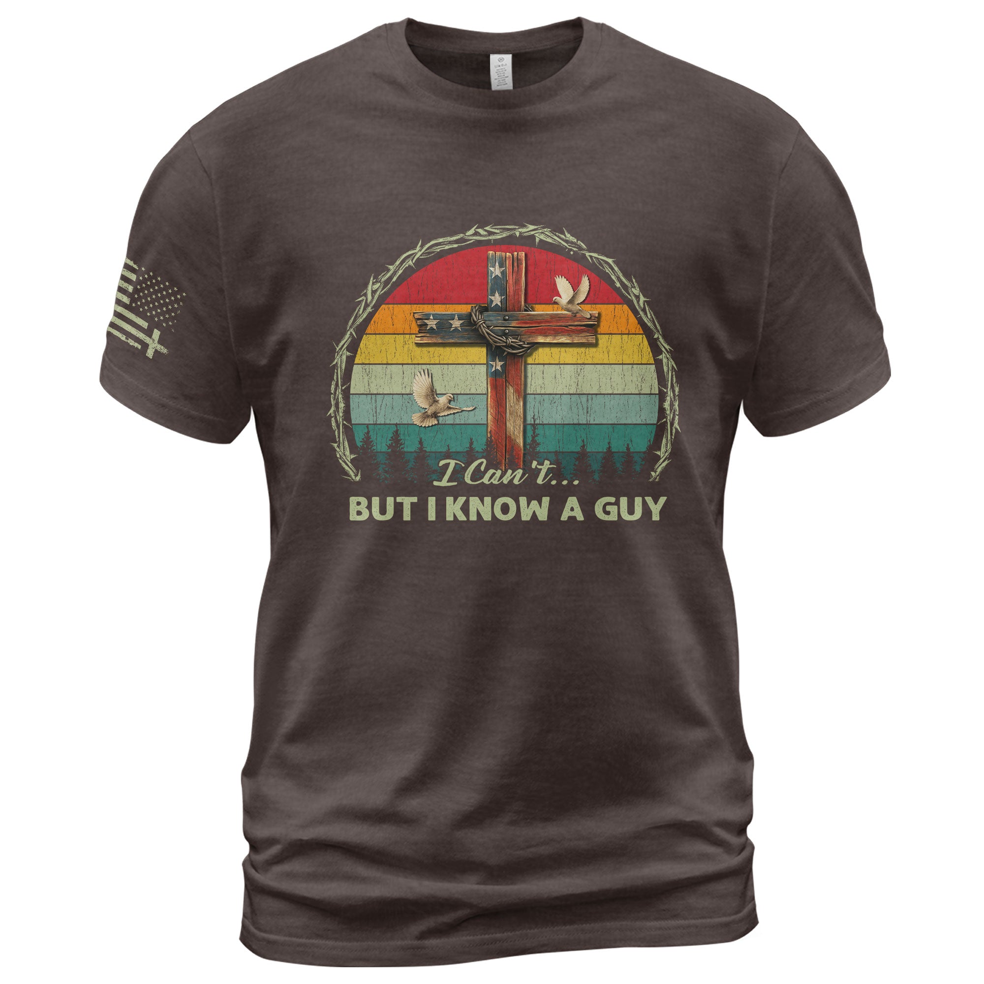 I Can’t But I Know A Guy Retro Cross T-Shirt