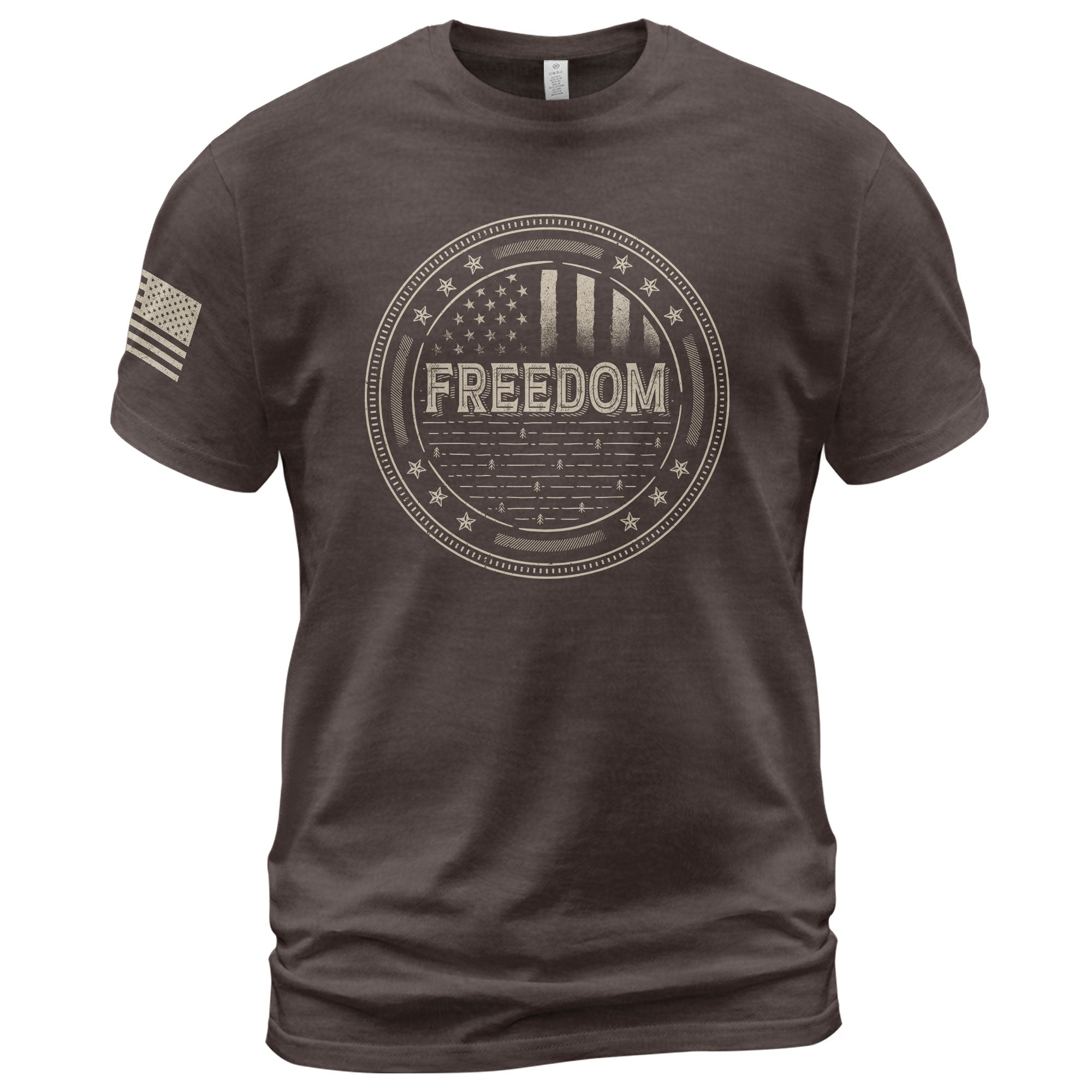 Freedom Honor Seal Patriotic Tribute T-Shirt