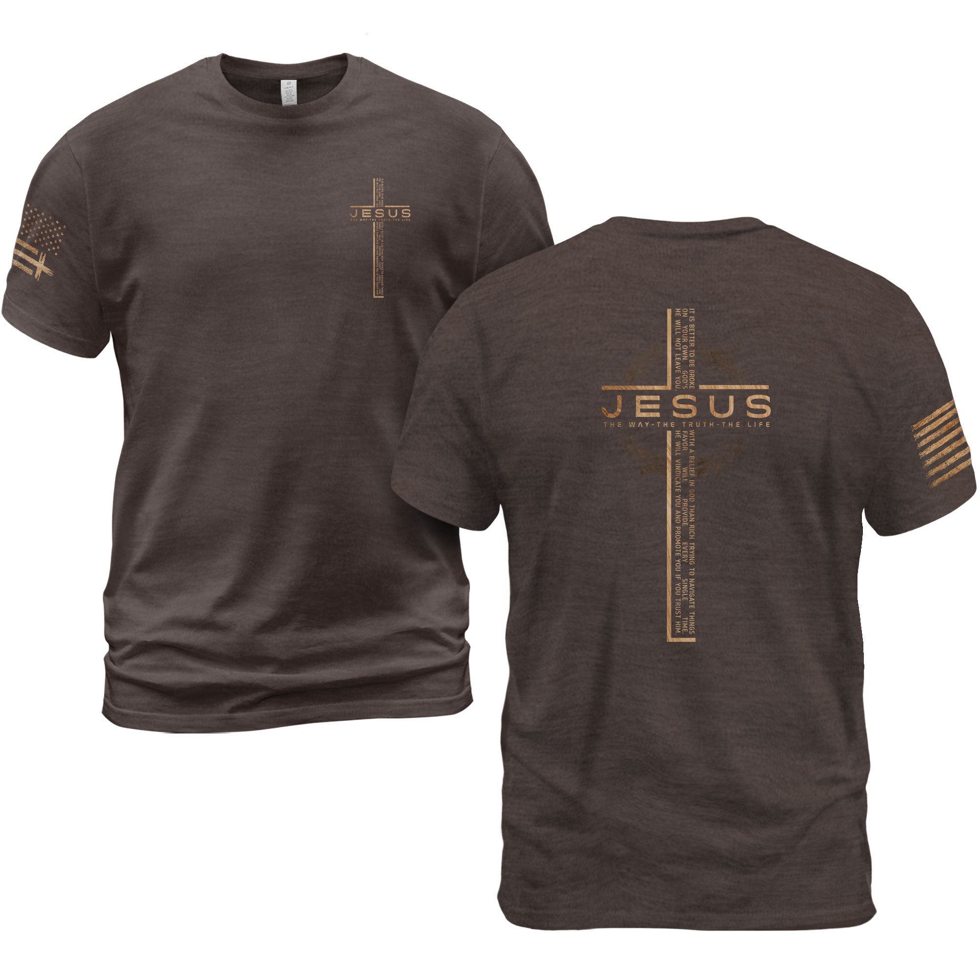 Jesus Cross Bible Verse Christian T-Shirt