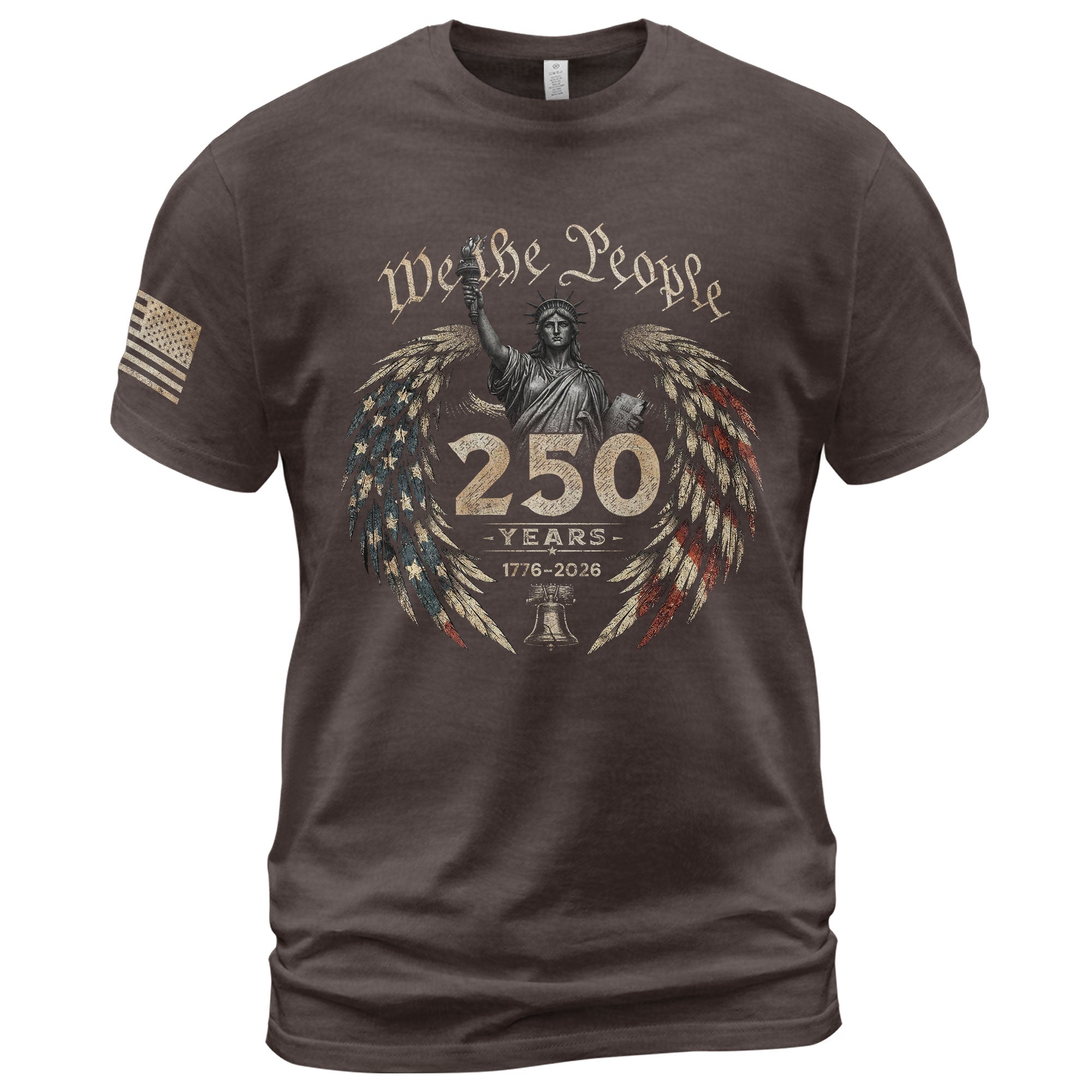 USA 250th Anniversary Shirt 1776-2026 We The People Statue of Liberty Patriotic for Men