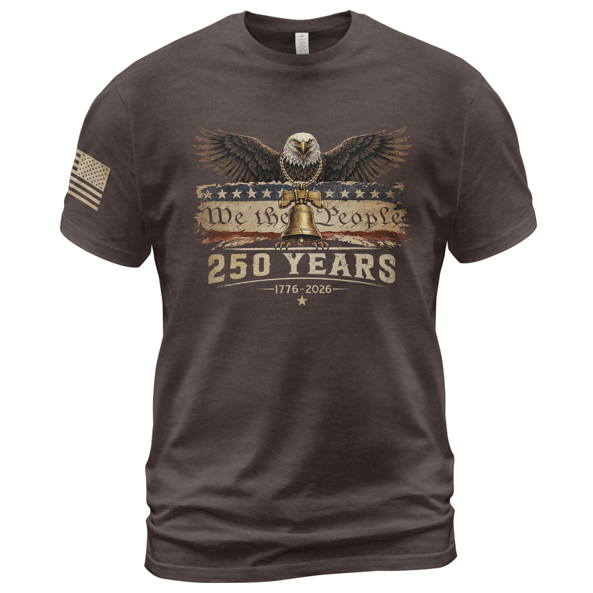USA 250th Anniversary 250 Years Shirt 1776-2026 American Eagle Liberty Bell We The People