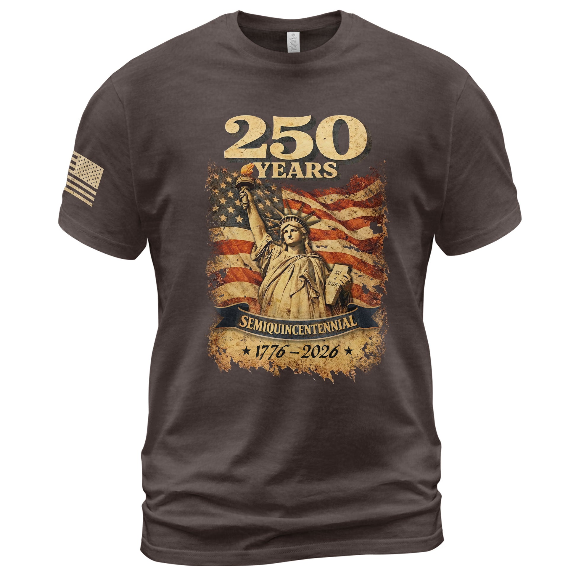 USA 250th Anniversary 250 Years Shirt 1776-2026 Patriotic - Rust Field Wear
