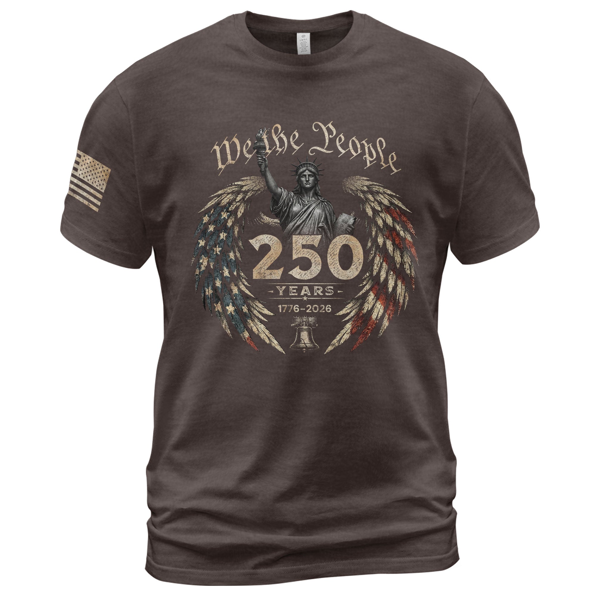 USA 250th Anniversary Shirt 1776-2026 We The People Statue of Liberty Patriotic for Men