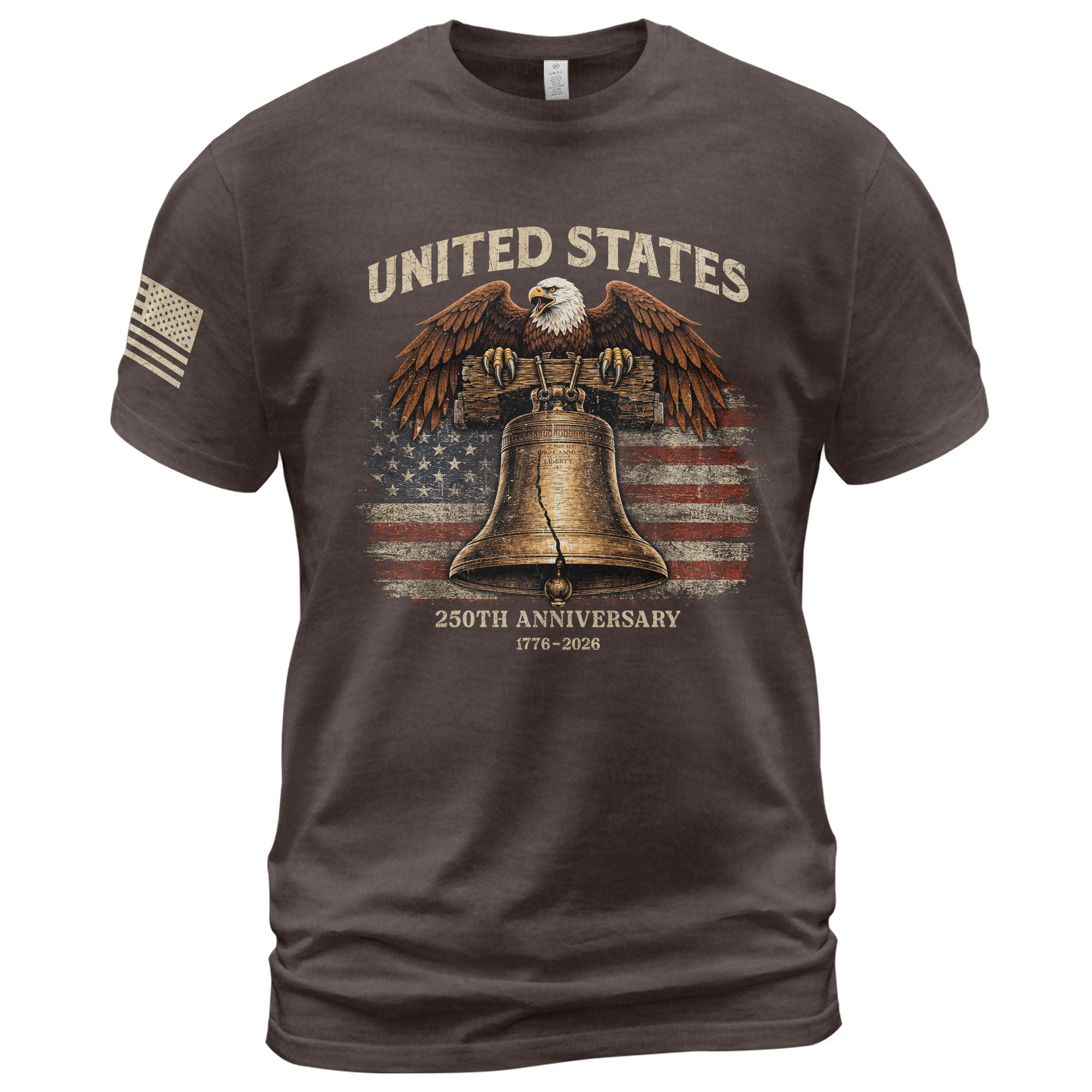 USA 250th Anniversary 250 Years Shirt 1776 2026 Liberty Bell Eagle American Pride
