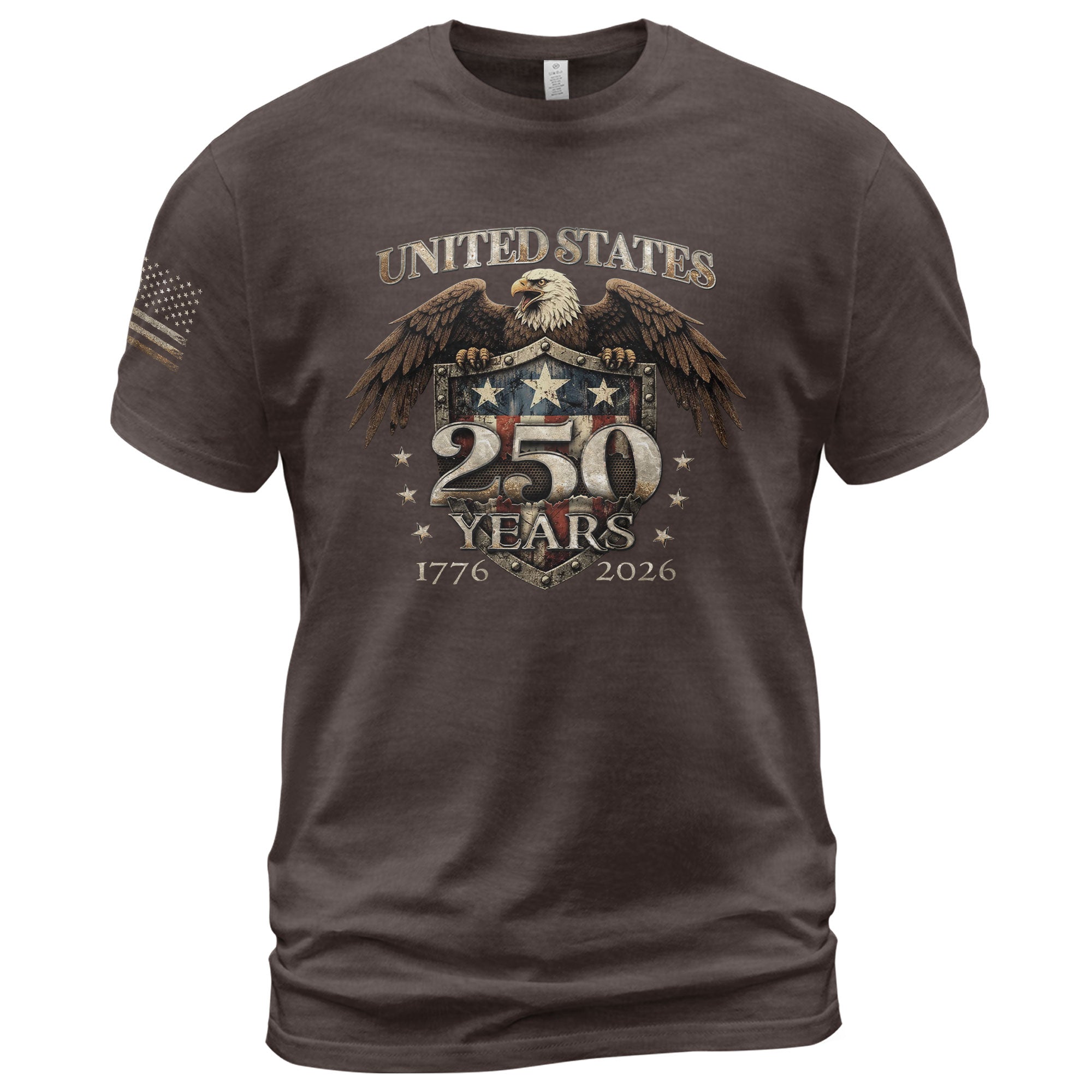 USA 250th Anniversary 250 Years Shirt 1776-2026 Patriotic American Eagle Shield