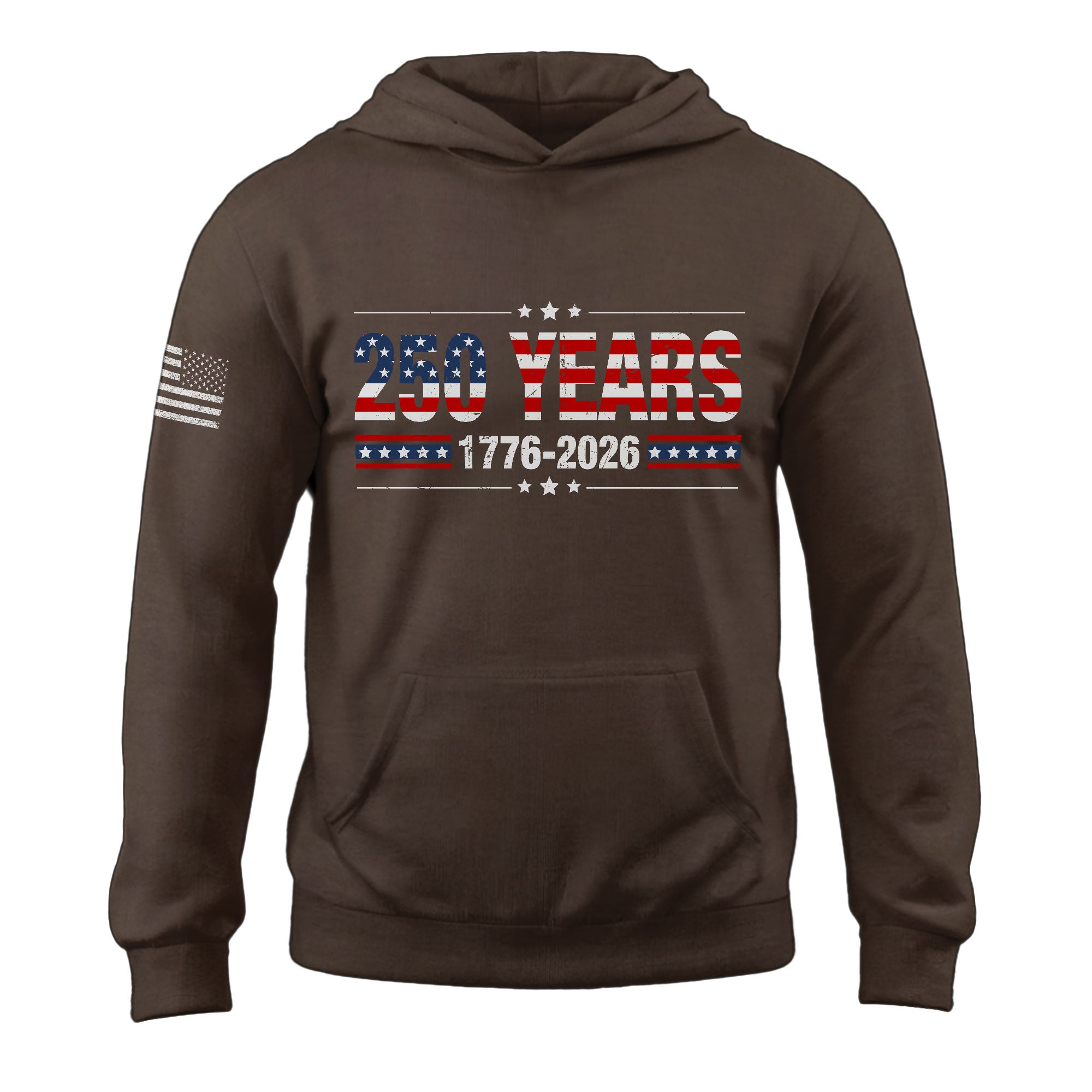 USA 250th Anniversary Hoodie 250 Years 1776-2026 American Flag Vintage Heritage
