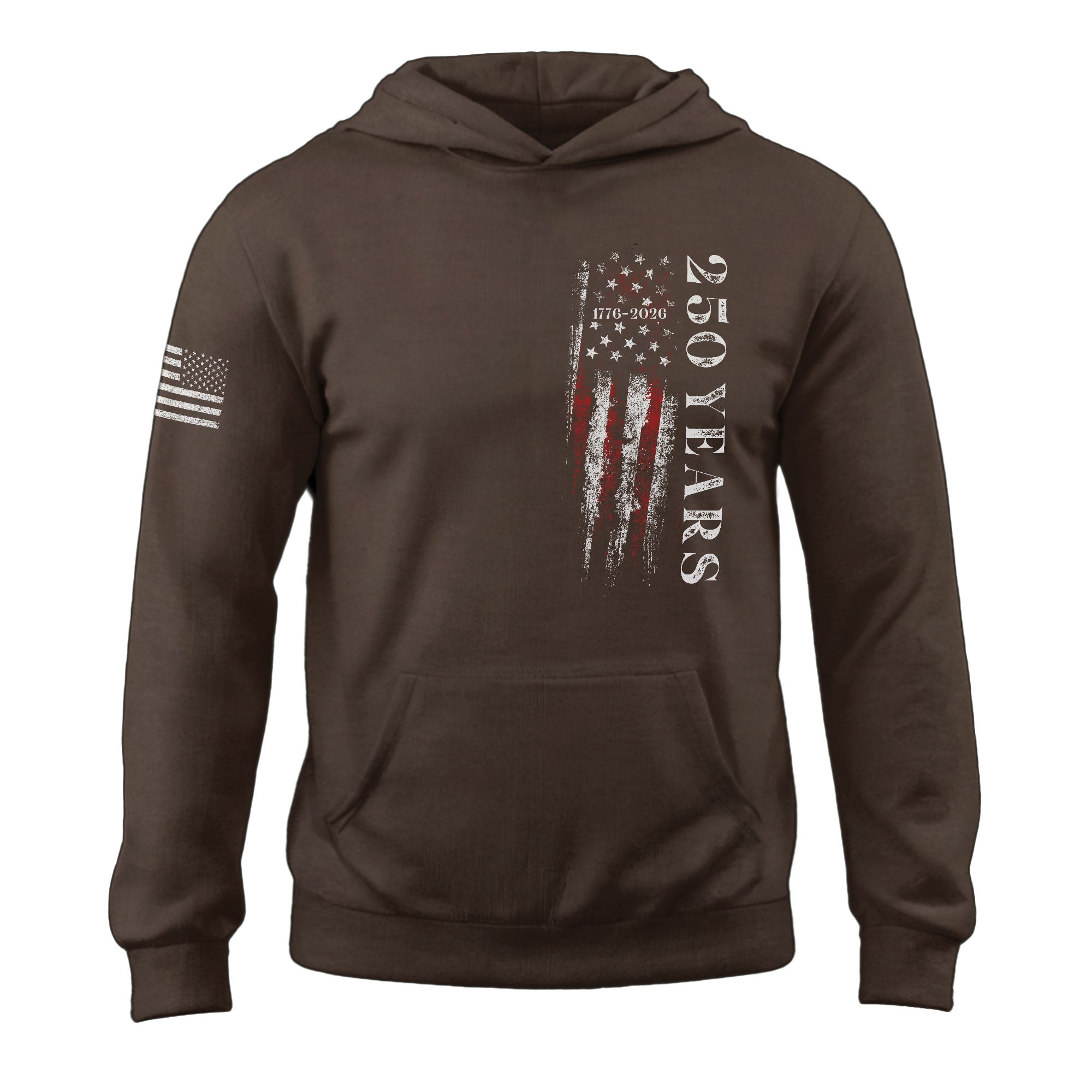 USA 250th Anniversary 250 Years Hoodie 1776-2026 American Flag Vintage Patriotic