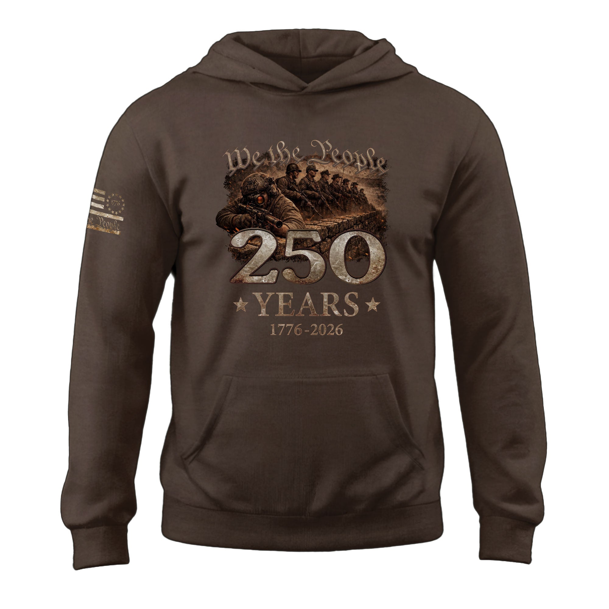 America 250 Years Anniversary Hoodie 1776–2026, Vintage American Freedom Heritage Design