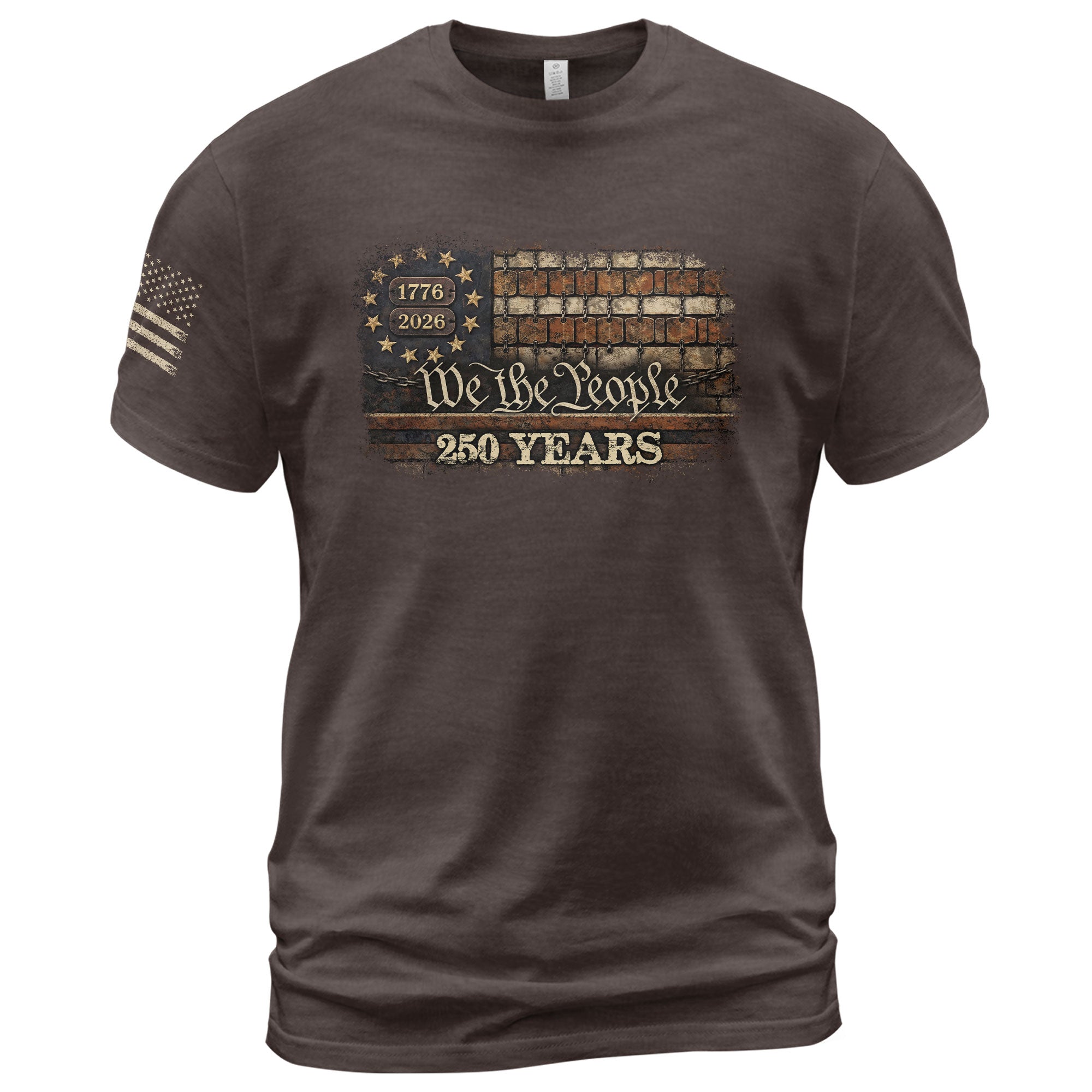 USA 250th Anniversary Semiquincentennial 250 Years Shirt 1776-2026 We The People Flag Mental Heritage Patriotic