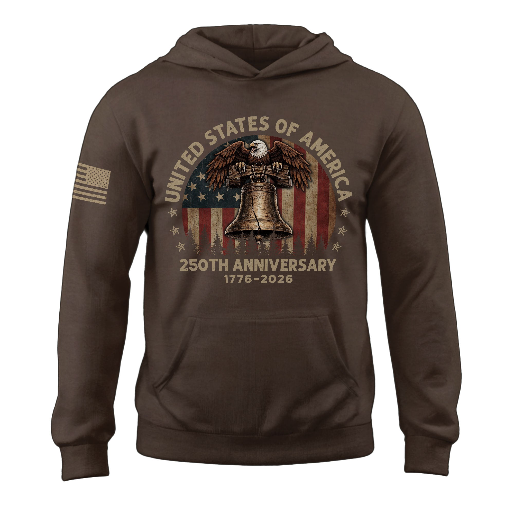 USA 250th Anniversary Hoodie 1776–2026, Premium American Heritage Celebration Hoodie for Men and Women