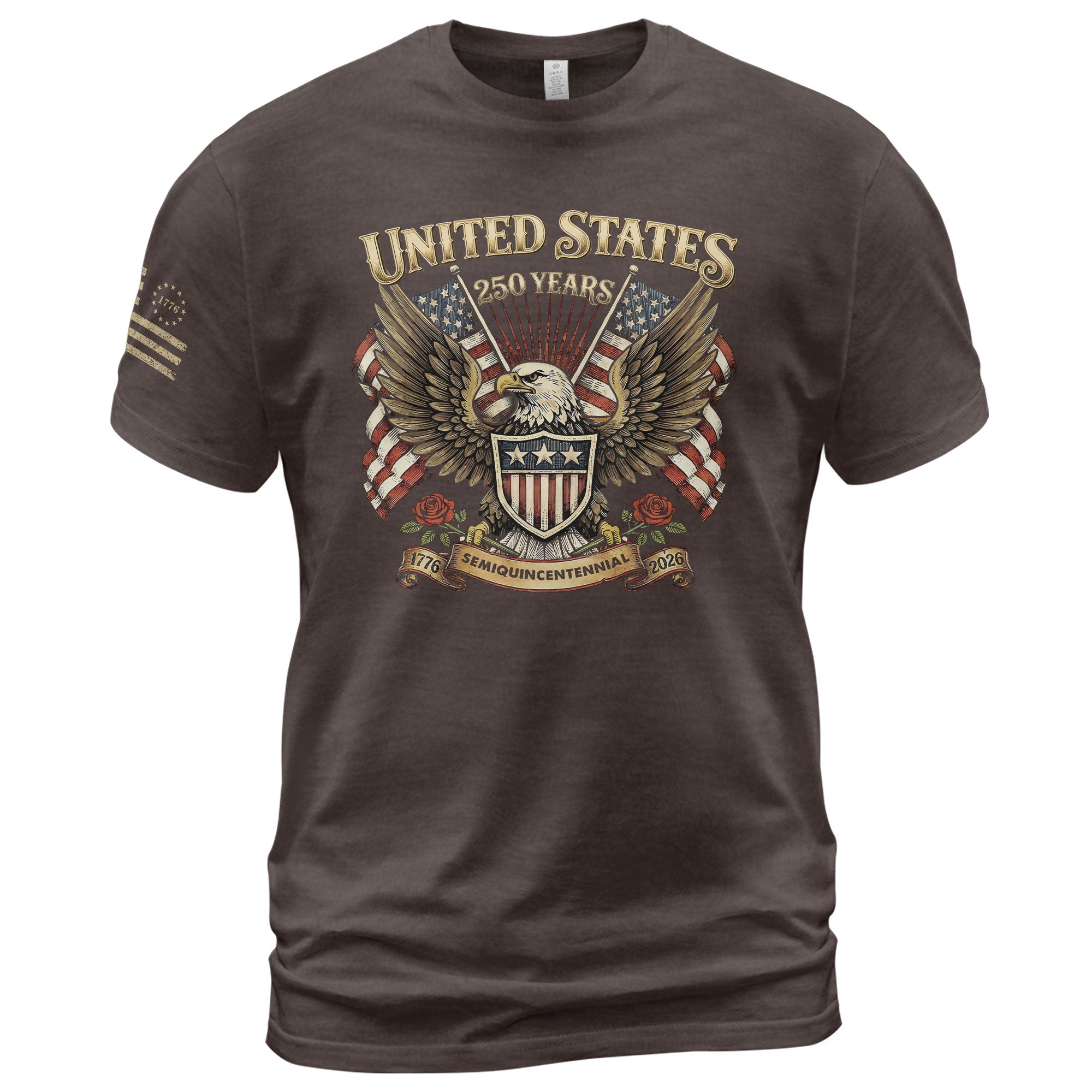 USA 250th Anniversary Shirt 1776–2026, Semiquincentennial Past and Present Freedom Tribute