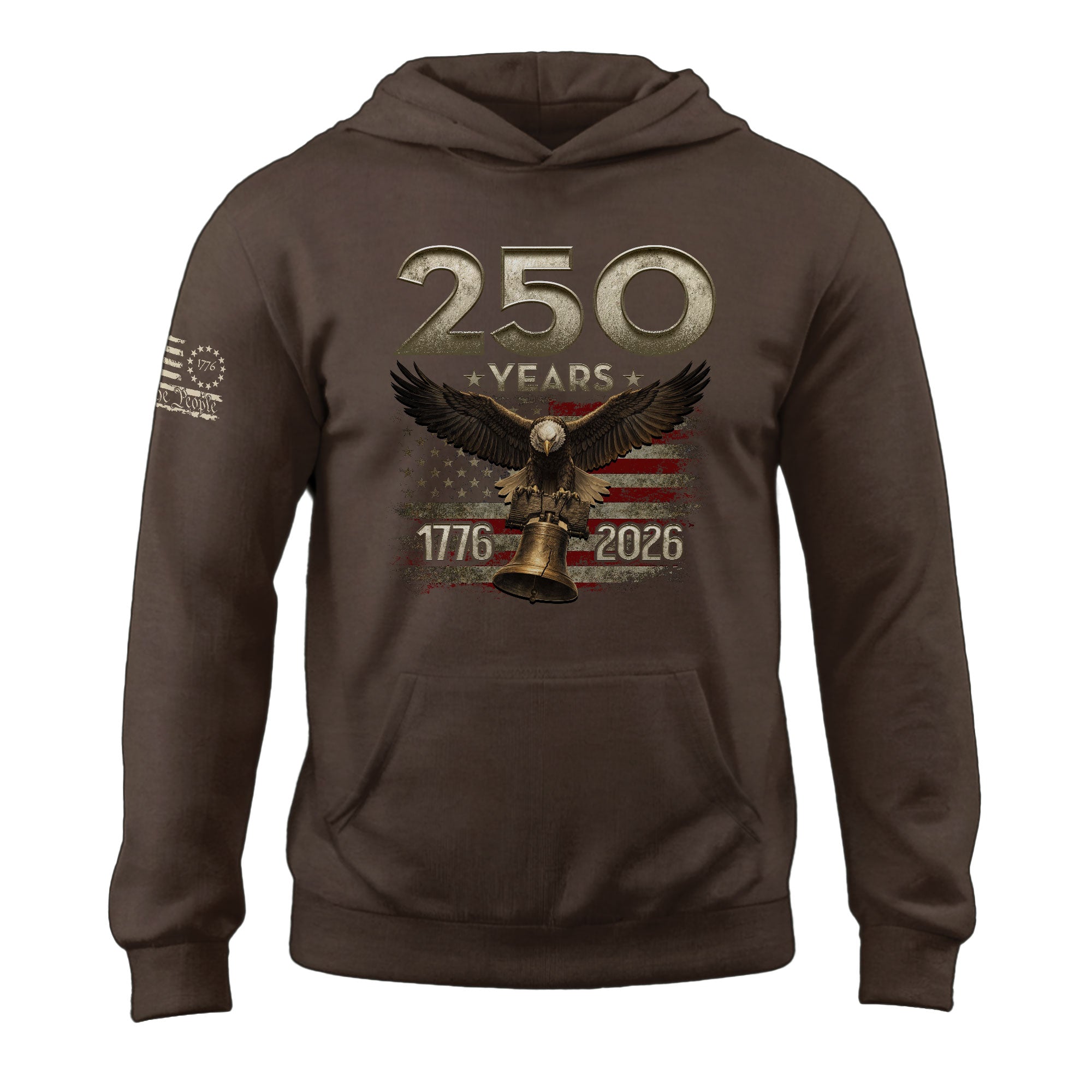250th Anniversary USA Hoodie 1776–2026, Classic Patriotic American Heritage Celebration Apparel