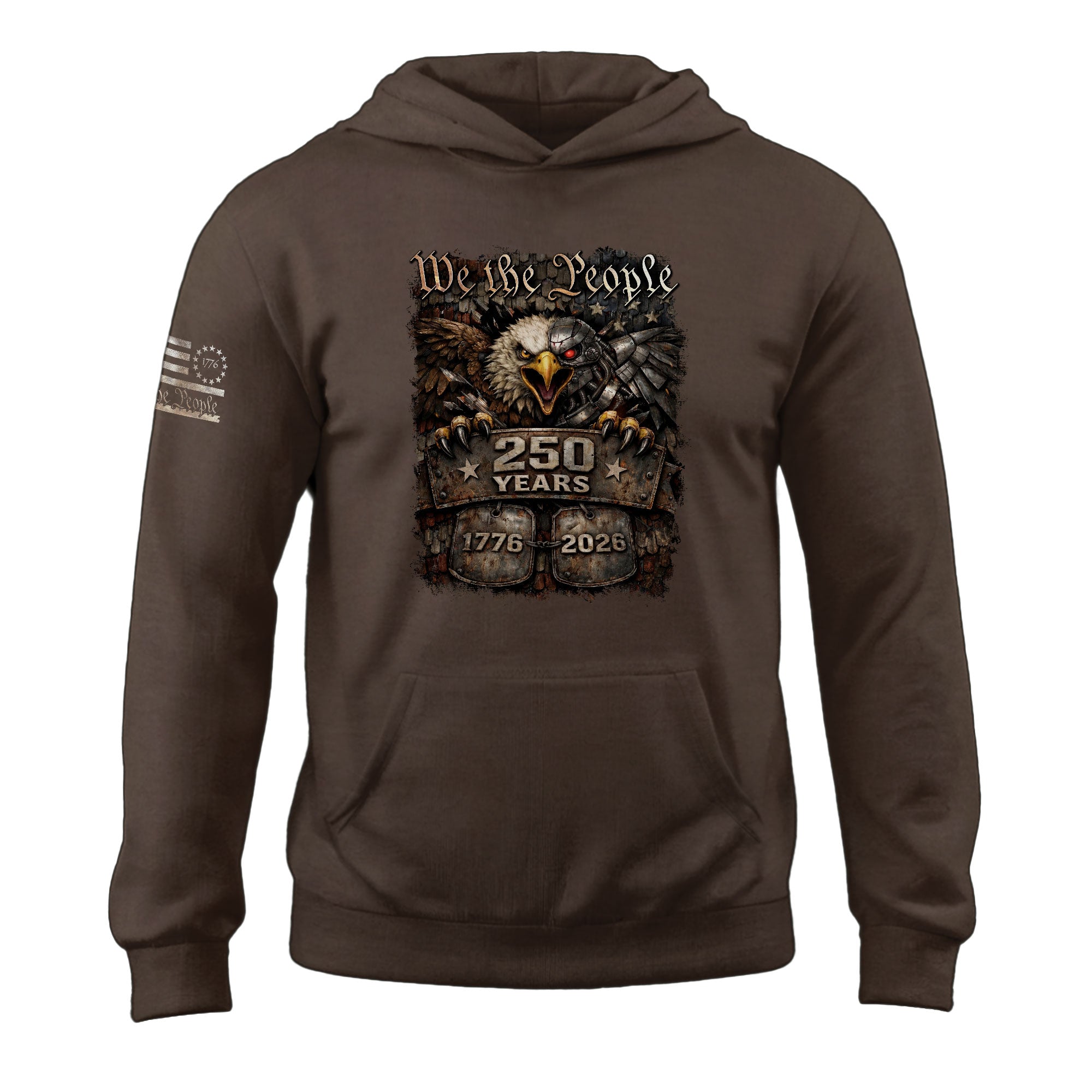 America 1776–2026 250 Years Anniversary Hoodie, Classic American History Commemorative Hoodie