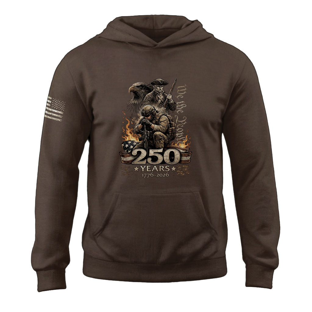 USA 1776–2026 250th Anniversary Hoodie, Timeless American Heritage Celebration Apparel