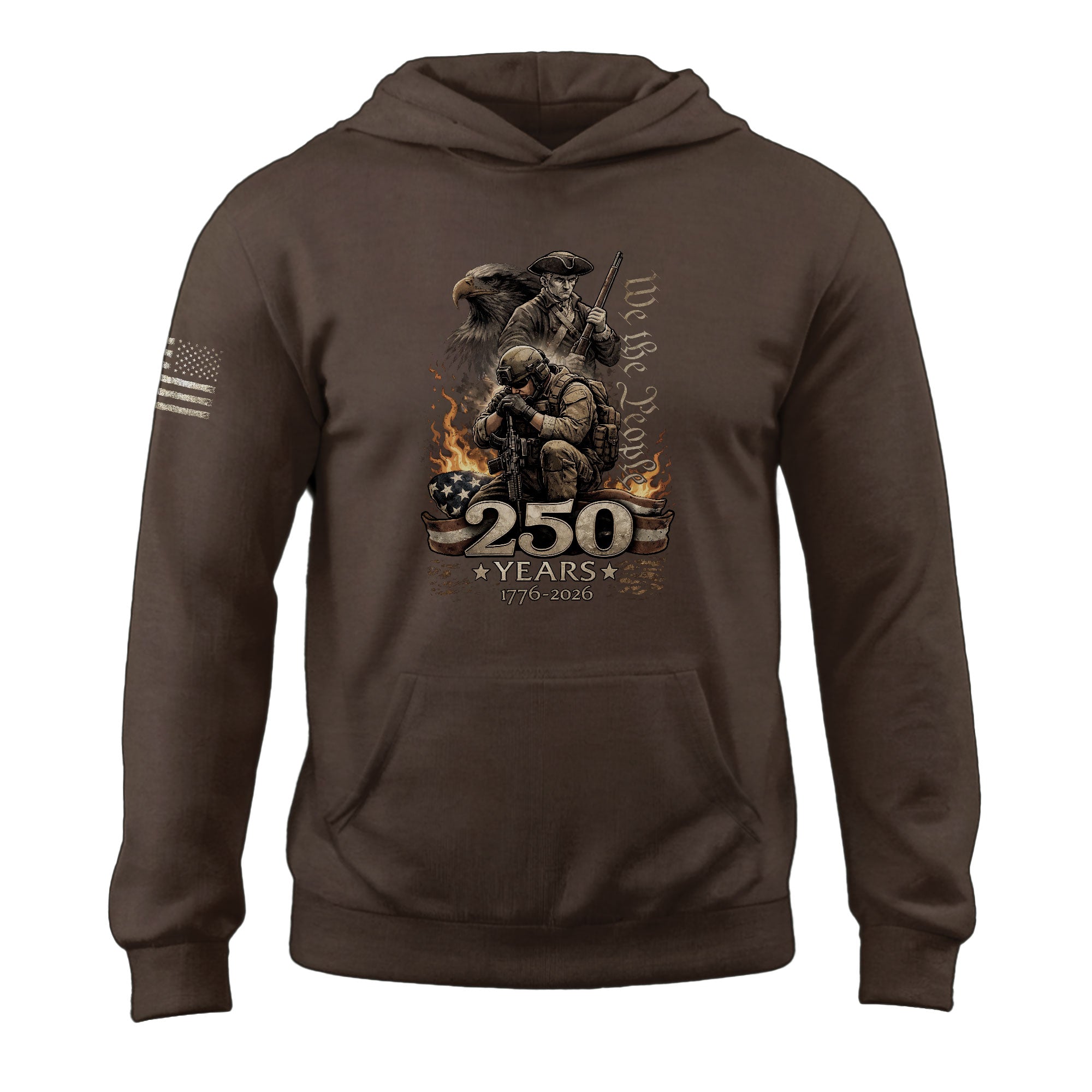 USA 1776–2026 250th Anniversary Hoodie, Timeless American Heritage Celebration Apparel