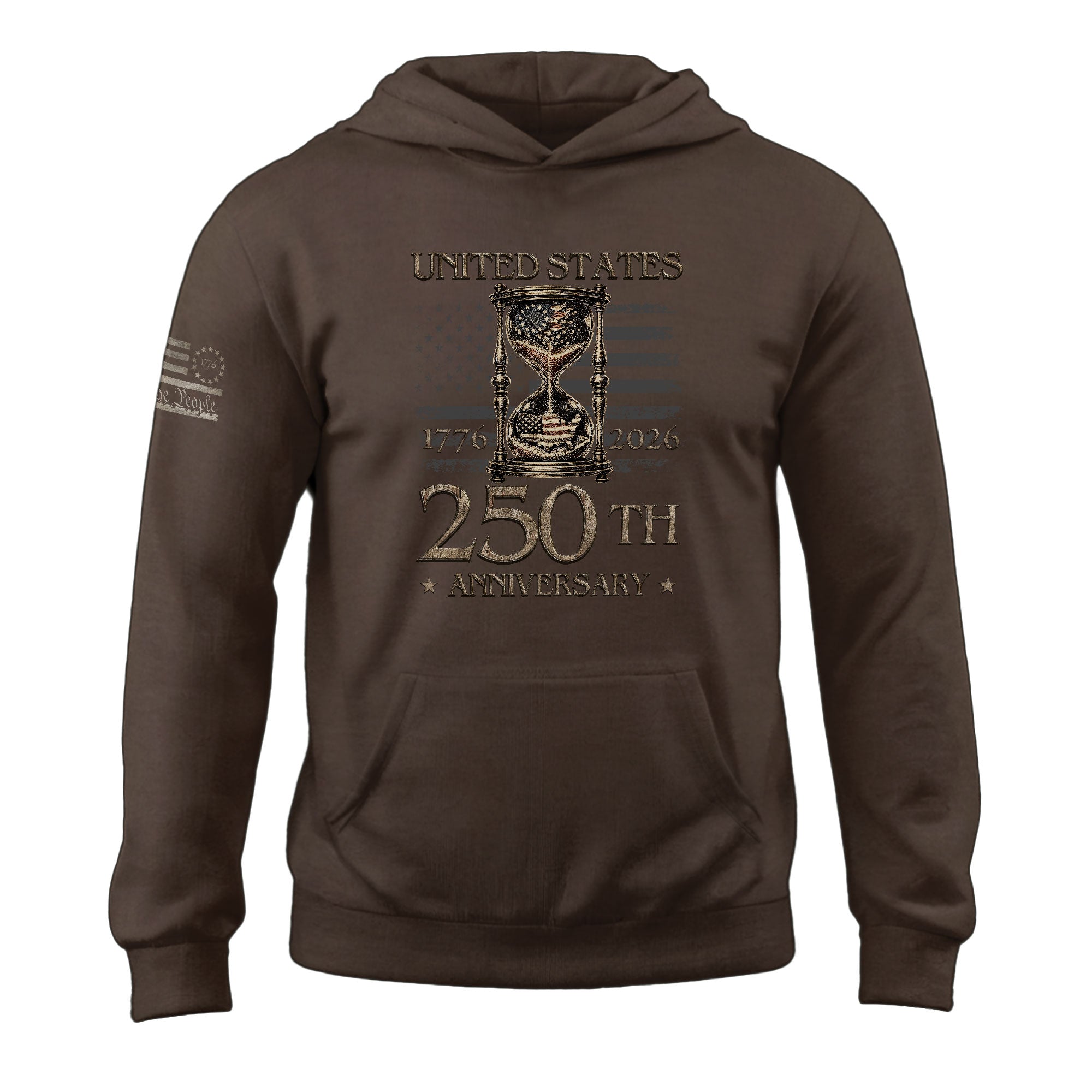 250th Anniversary USA Hoodie 1776–2026, Classic American History Celebration Unisex Hoodie