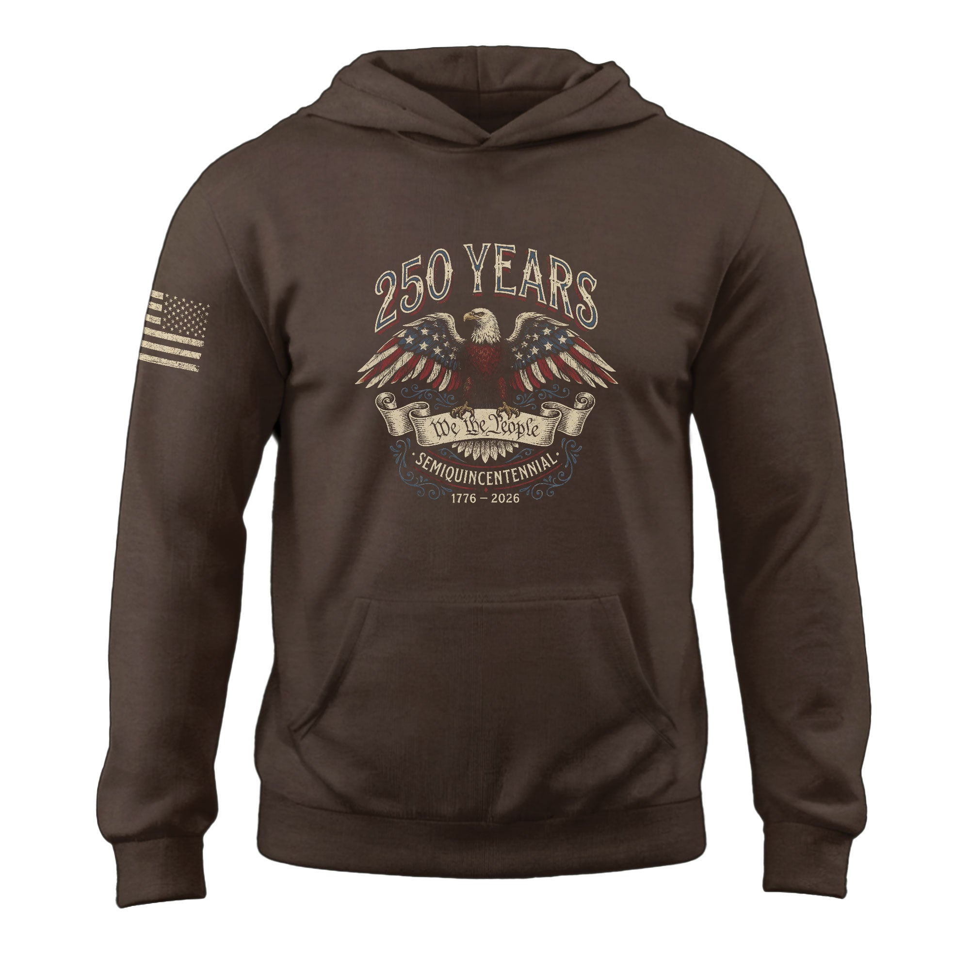 250th Anniversary USA Hoodie 1776–2026, We The People Patriotic Freedom Celebration Apparel