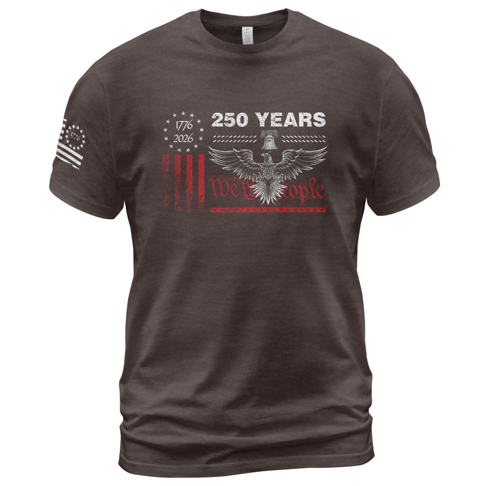 USA 250th Anniversary T-Shirt 250 Years Semiquincentennial 1776-2026 Eagle Liberty Bell Patriotic American Apparel
