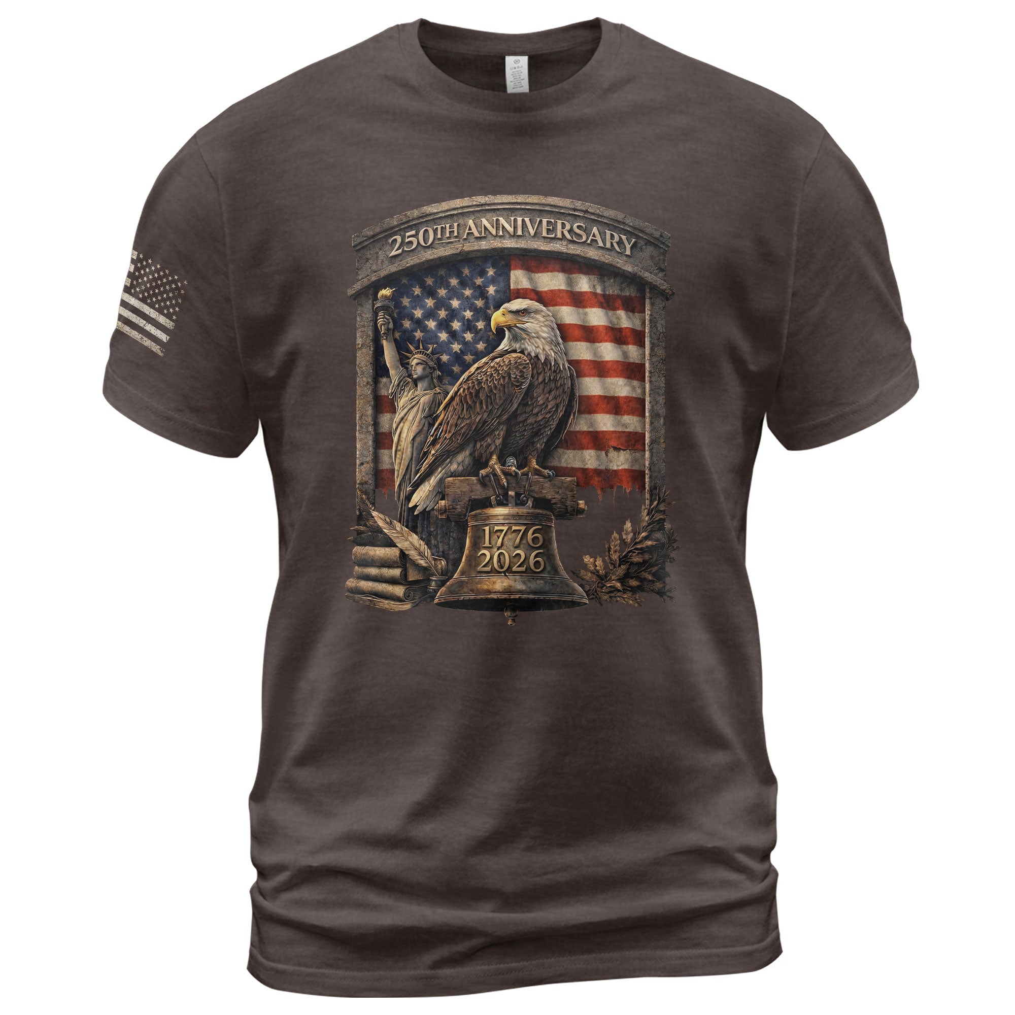 American Eagle 250th Anniversary Shirt Patriotic Independence Freedom 1776–2026