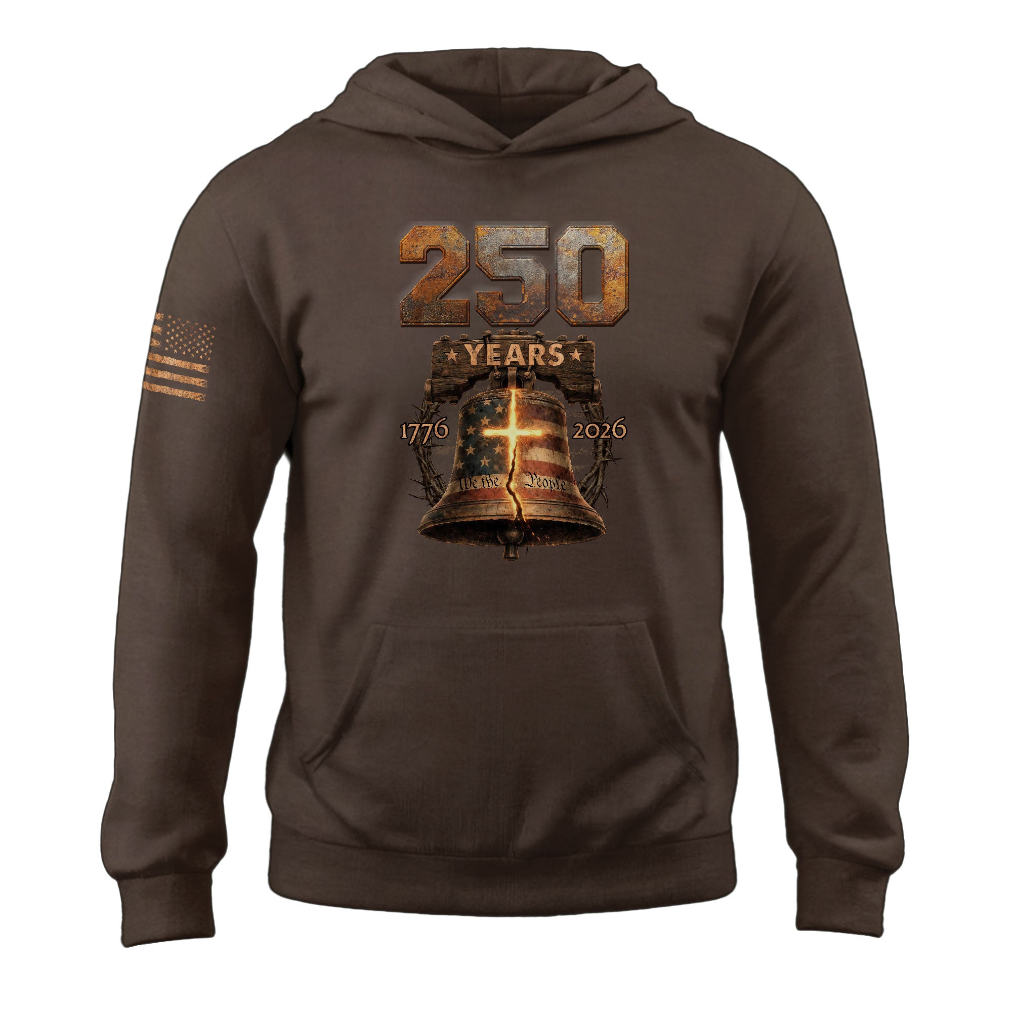 USA Semiquincentennial Faith Hoodie 1776–2026 Christian Heritage Gift
