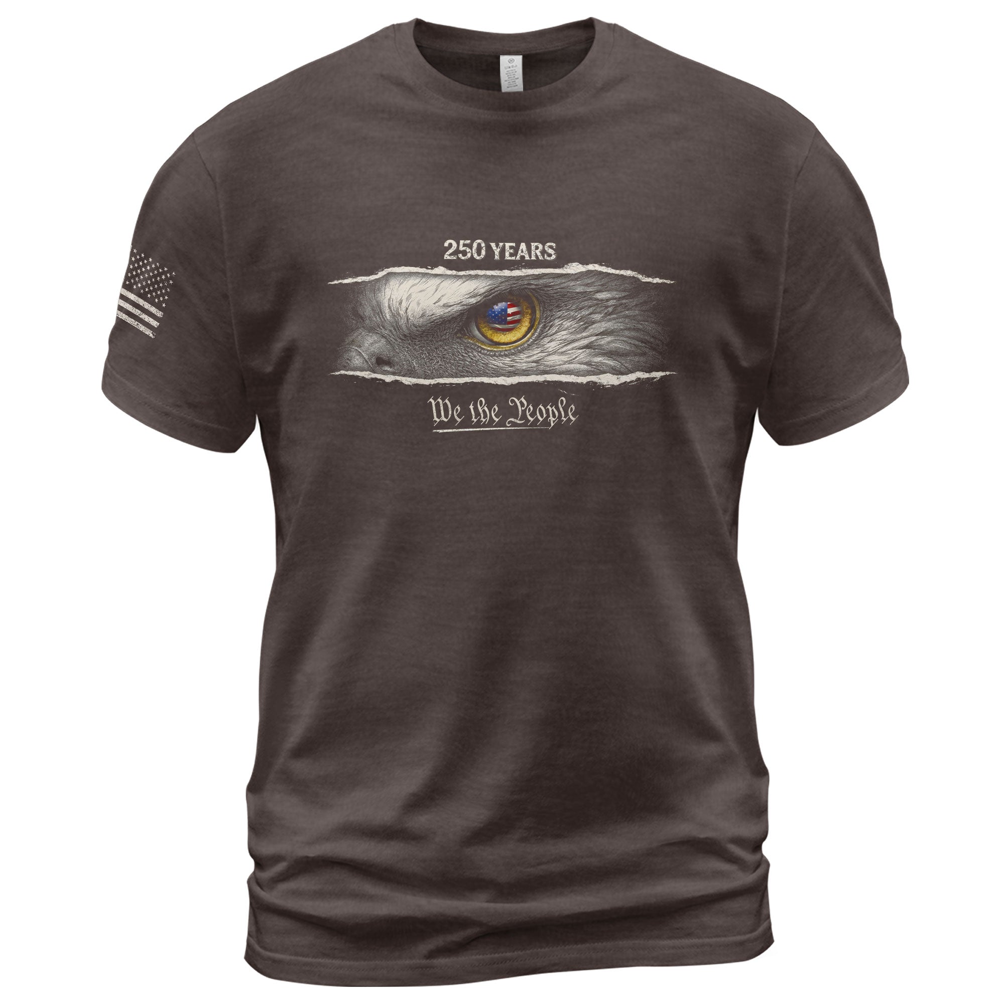 America 250th Anniversary Shirt - Eagle Eye We The People T-Shirt, 1776-2026 250 Years Patriotic Men's Tee