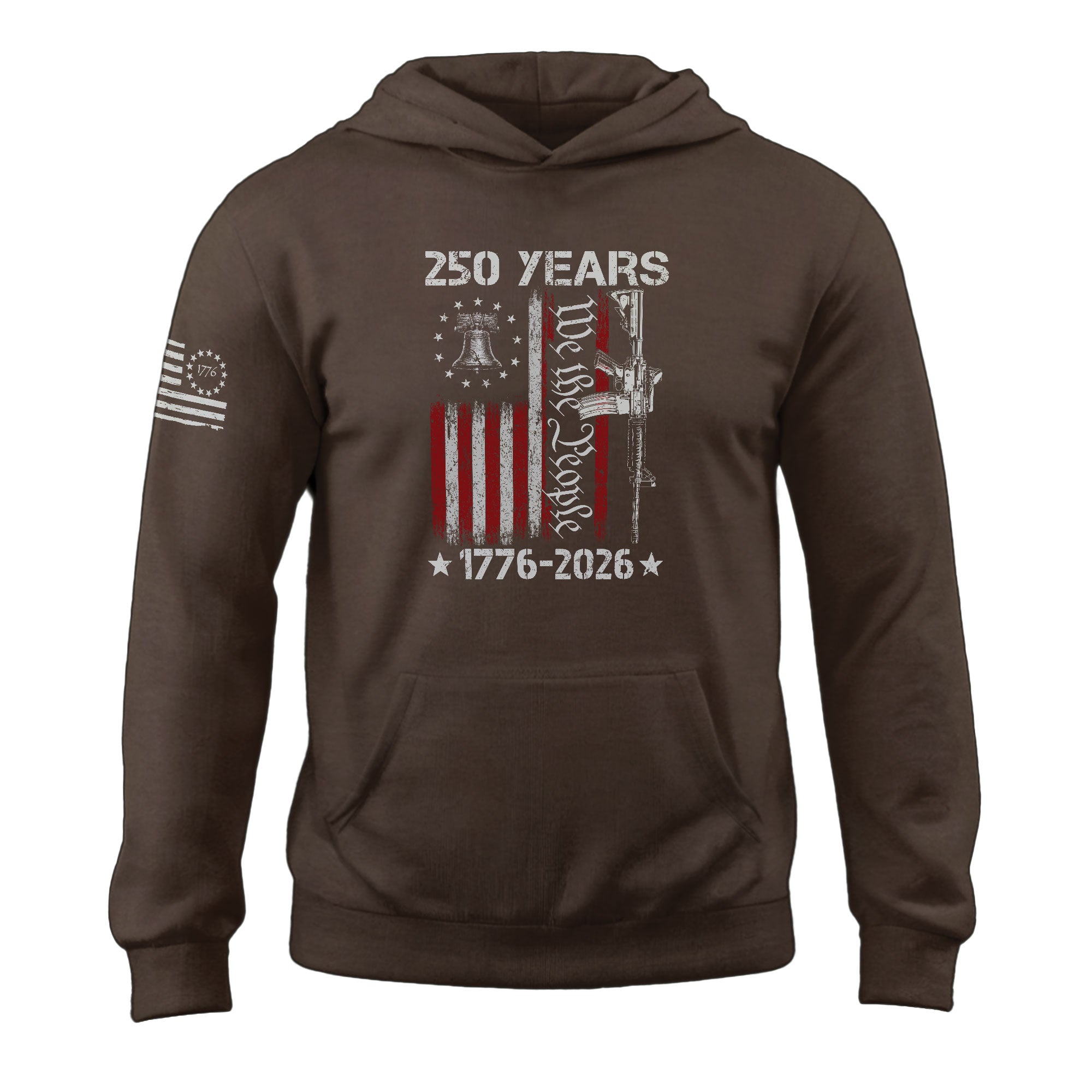 America 250th Anniversary 1776-2026 Semiquincentennial Hoodie – We The People Commemorative Patriotic Eagle Flag Edition