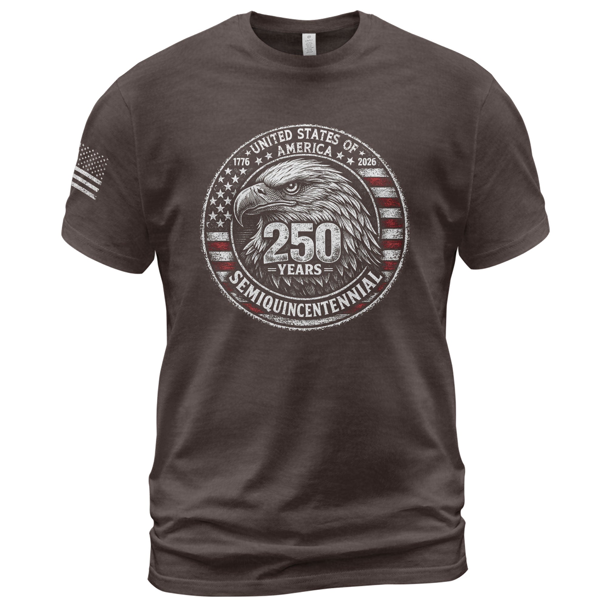 United States of America 250 Years Semiquincentennial Eagle Patriotic Shirt 1776–2026 Independence Anniversary Tribute