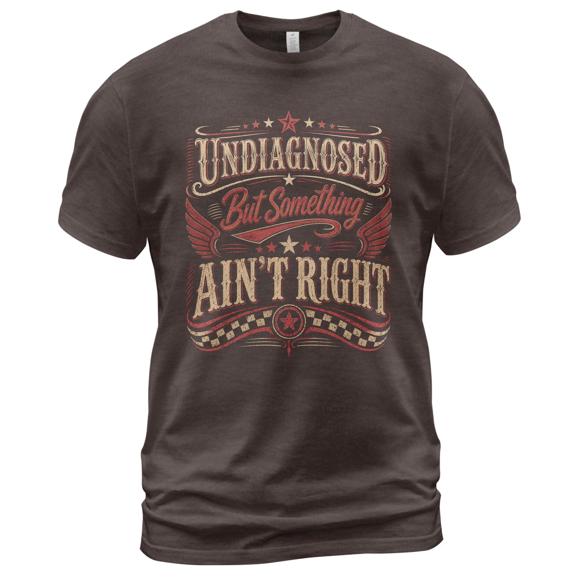 Undiagnosed But Something Ain't Right Tshirt - Vintage Chronic Illness Awareness Tee