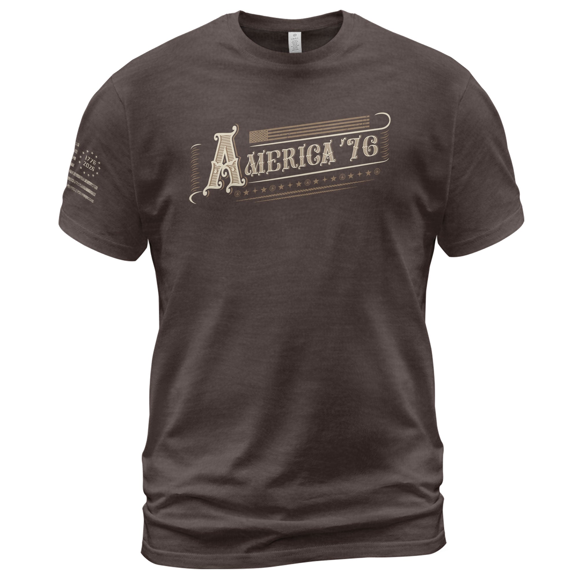 America '76 Graphic T Shirt Vintage Patriotic American Pride Style Casual Mens Top