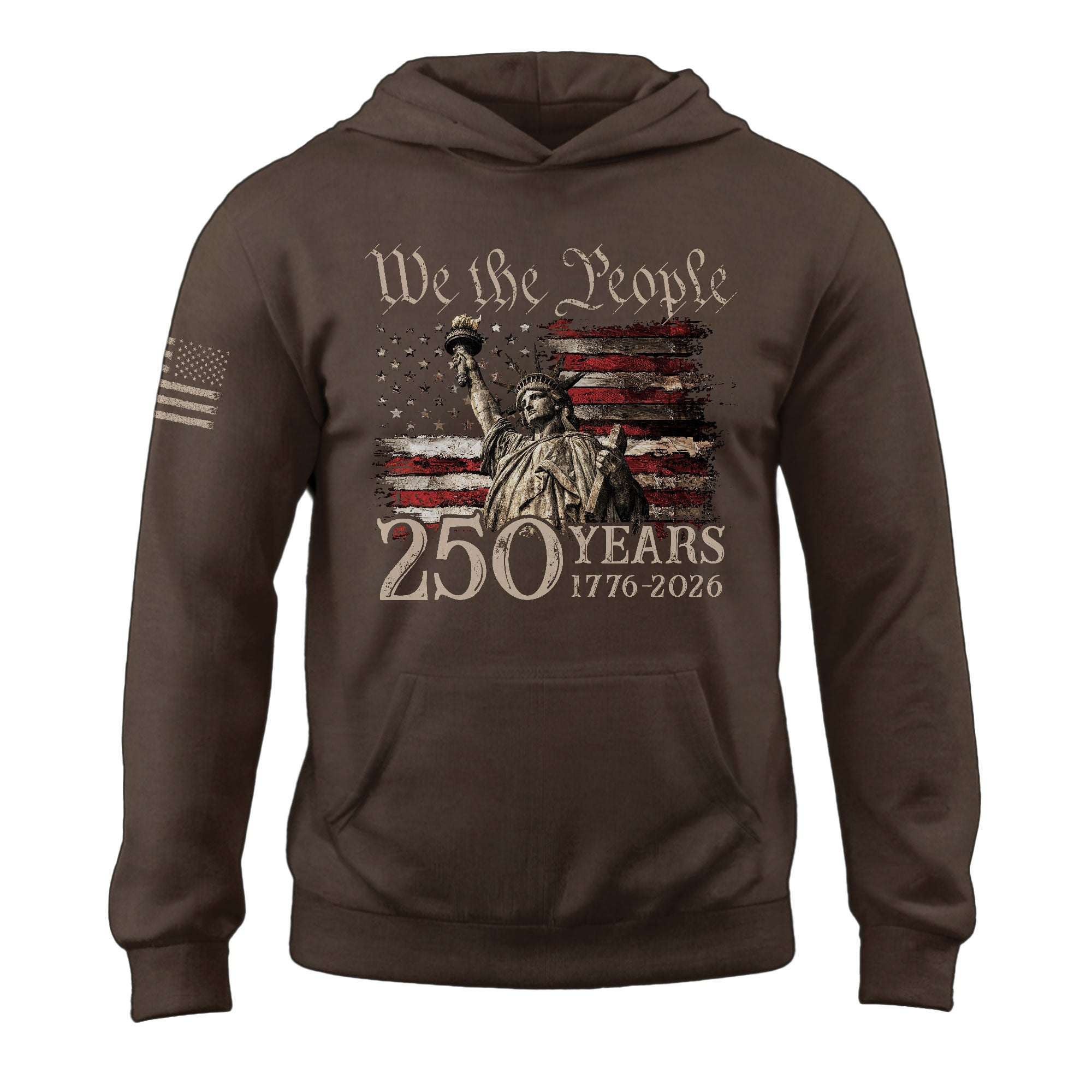250th Anniversary USA Hoodie 1776–2026, American Patriotic Celebration Wear