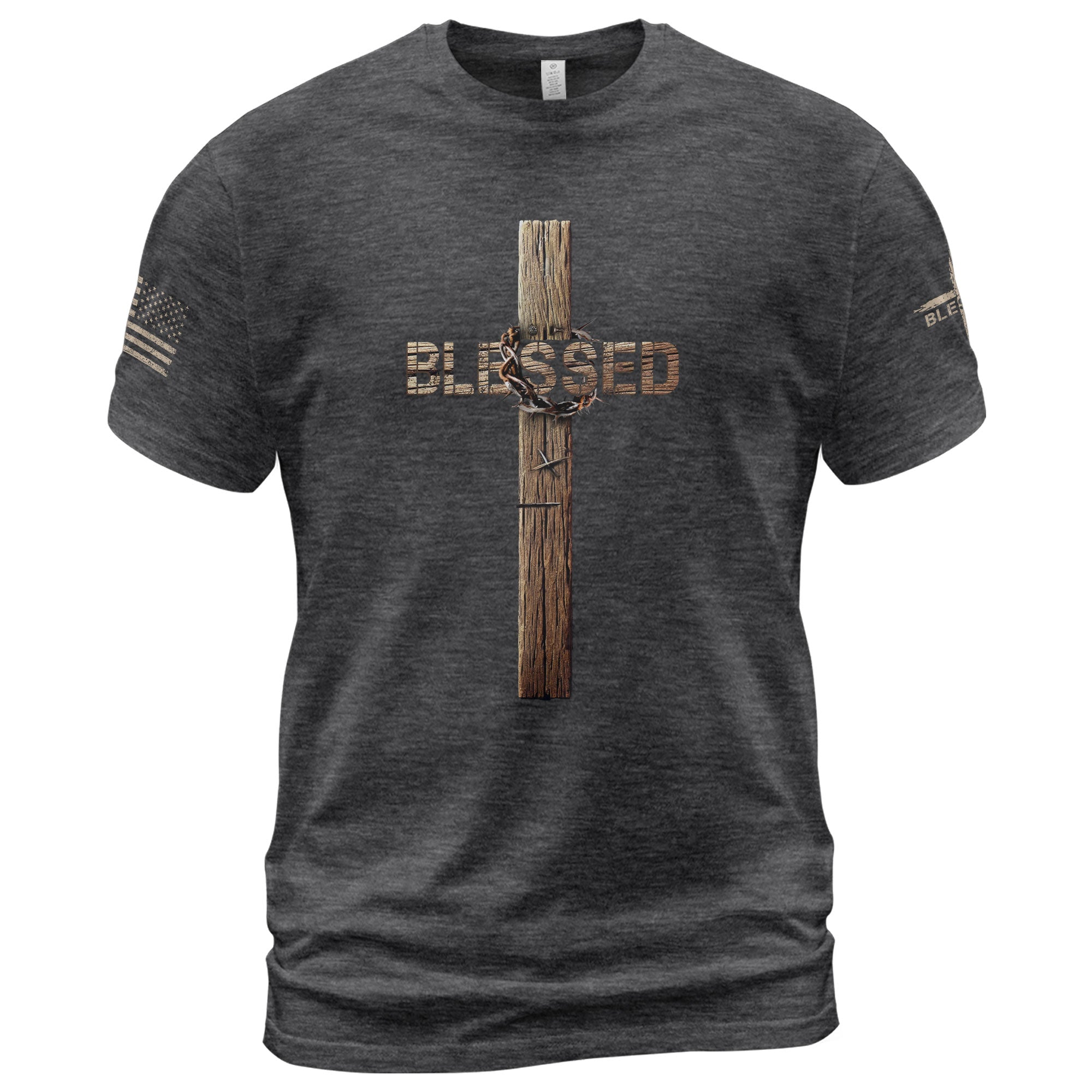 Blessed T-Shirt – Cross & Crown Edition