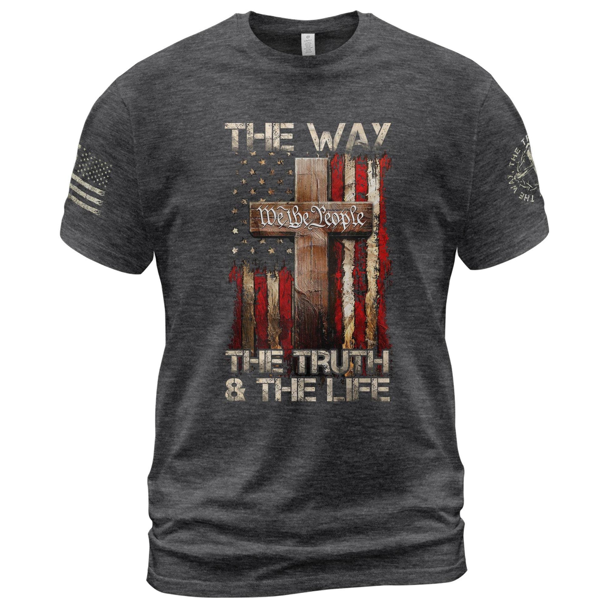 Jesus Is The Way T-Shirt - Rust Field Wear