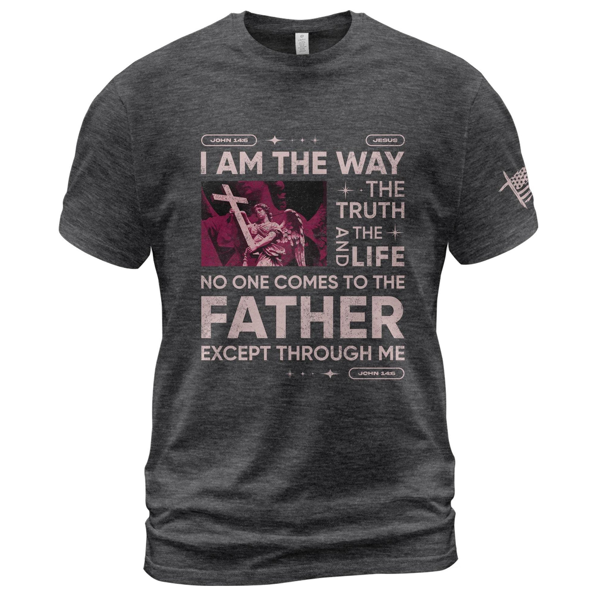 I Am the Way – Rose Scripture T-Shirt - Rust Field Wear