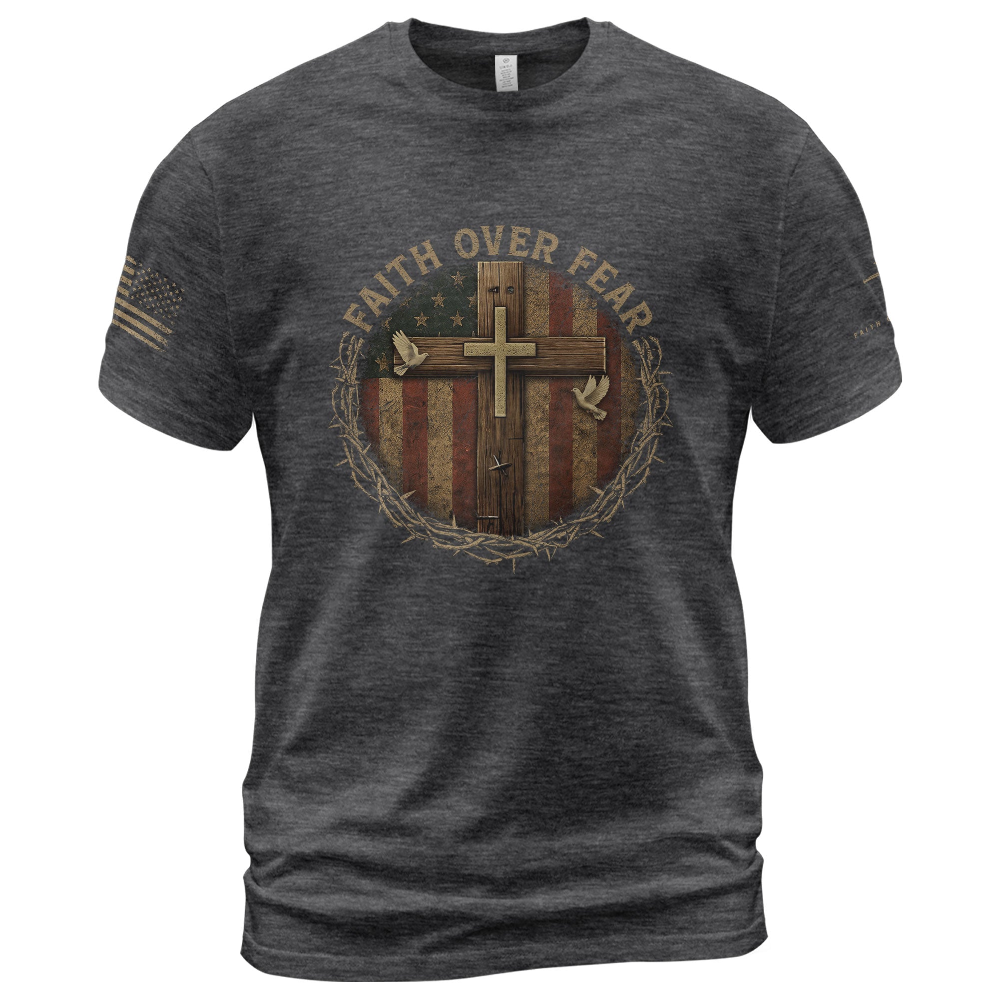 Faith Over Fear – Cross & Crown Edition