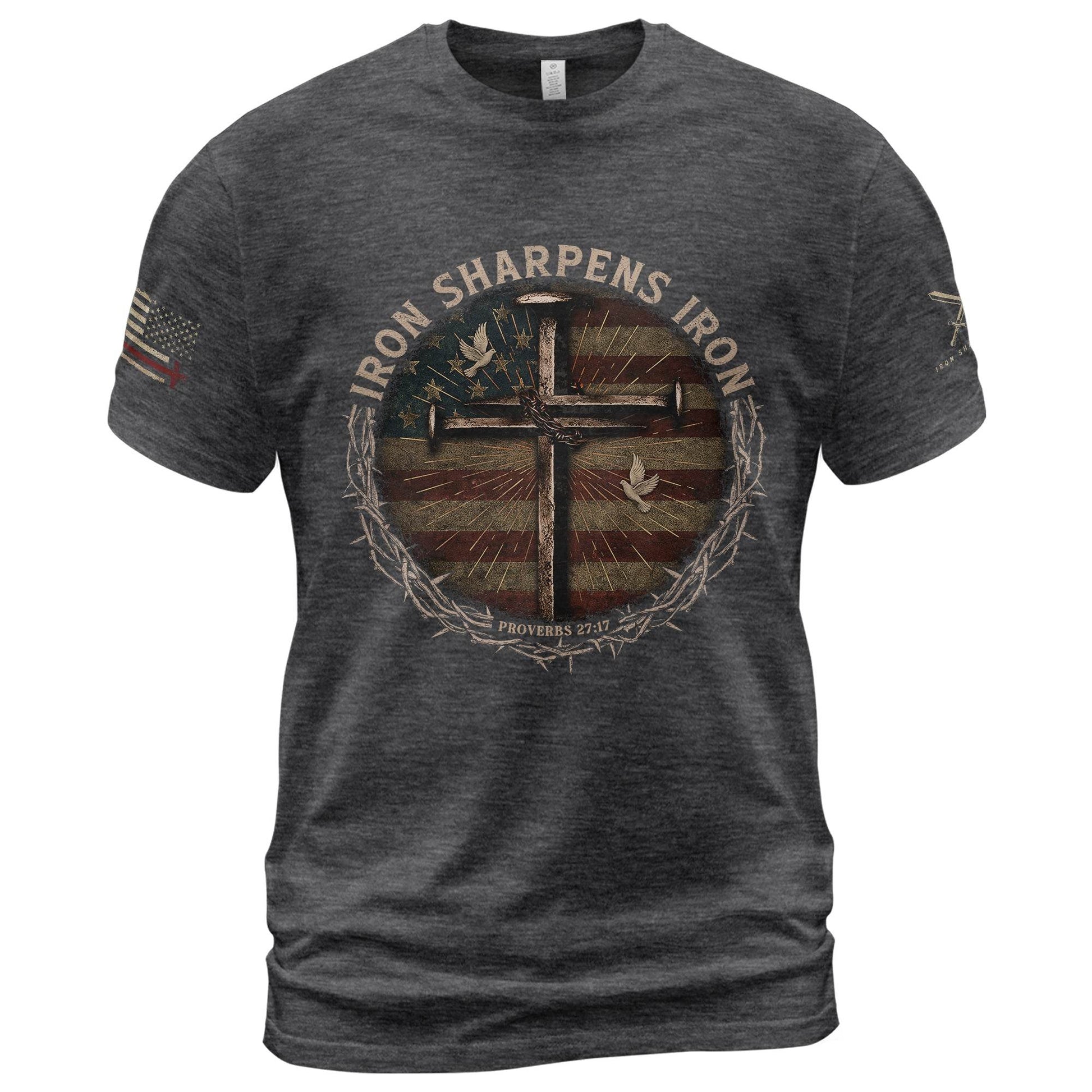 Iron Sharpens Iron T-shirt - Rust Field Wear