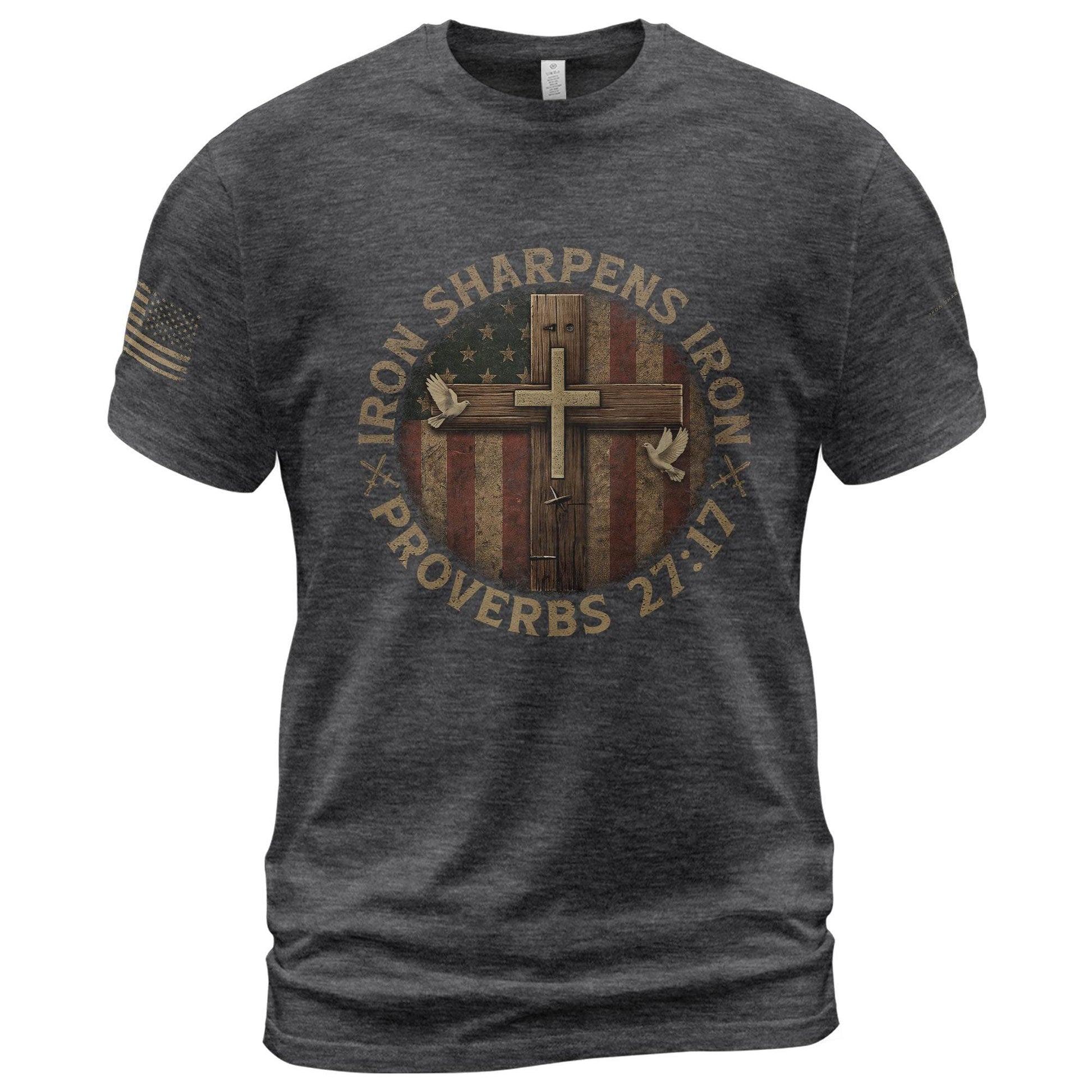 Christian Brotherhood T-Shirt – Iron Sharpens Iron - Rust Field Wear