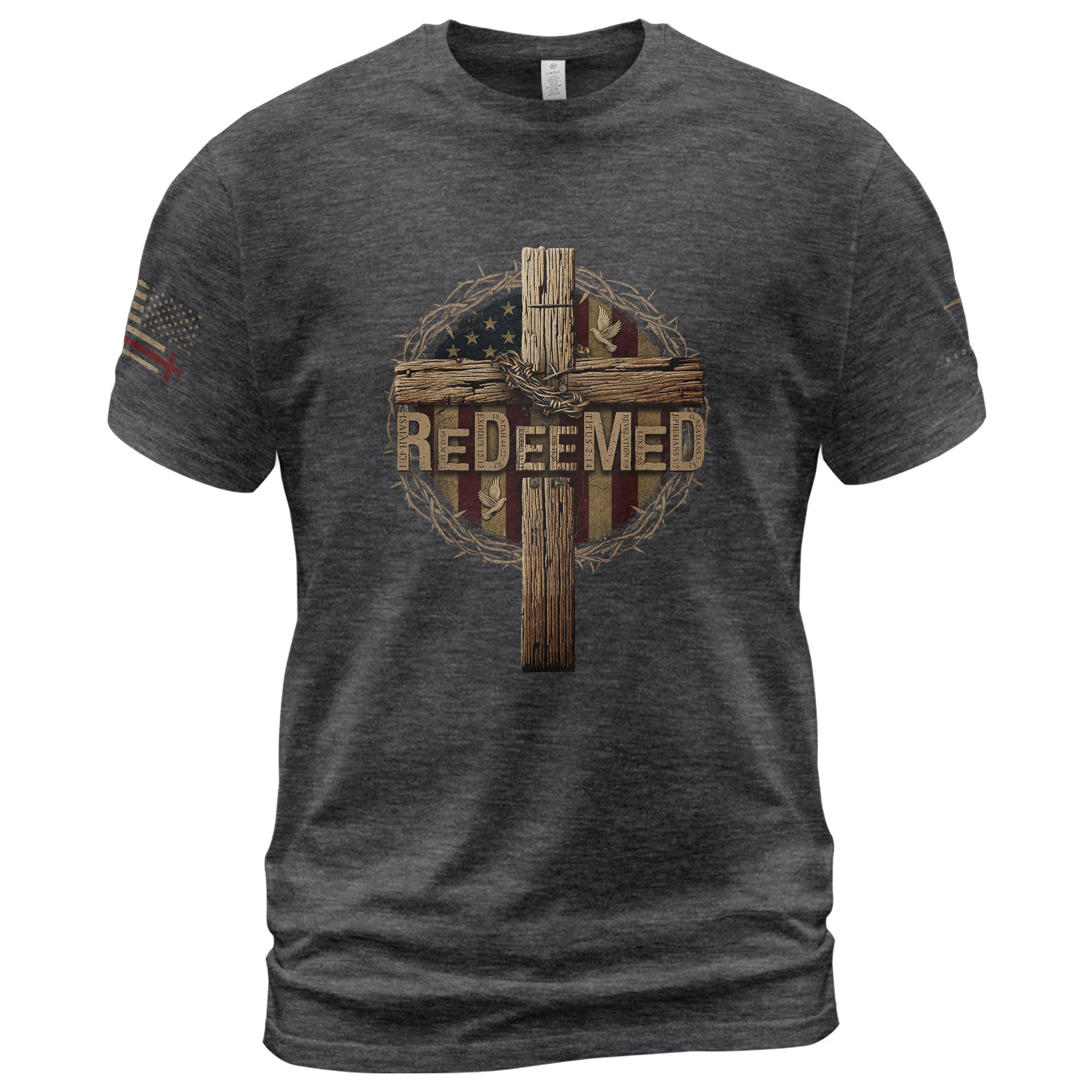 Redeemed to Rise – Cross of Victory Tee