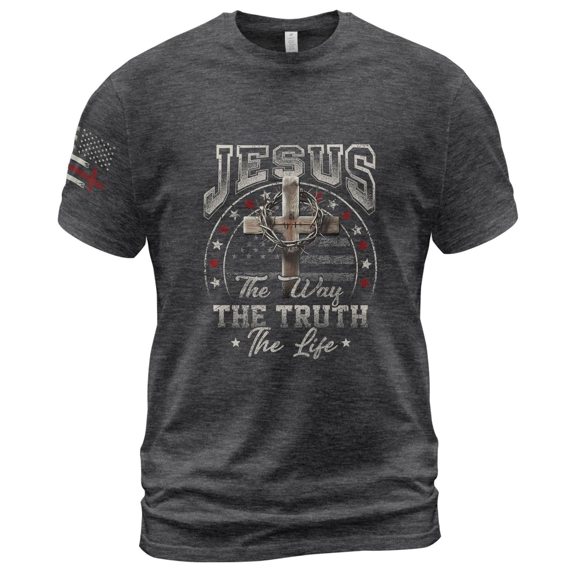 Jesus The Way The Truth The Life T-Shirt - Rust Field Wear