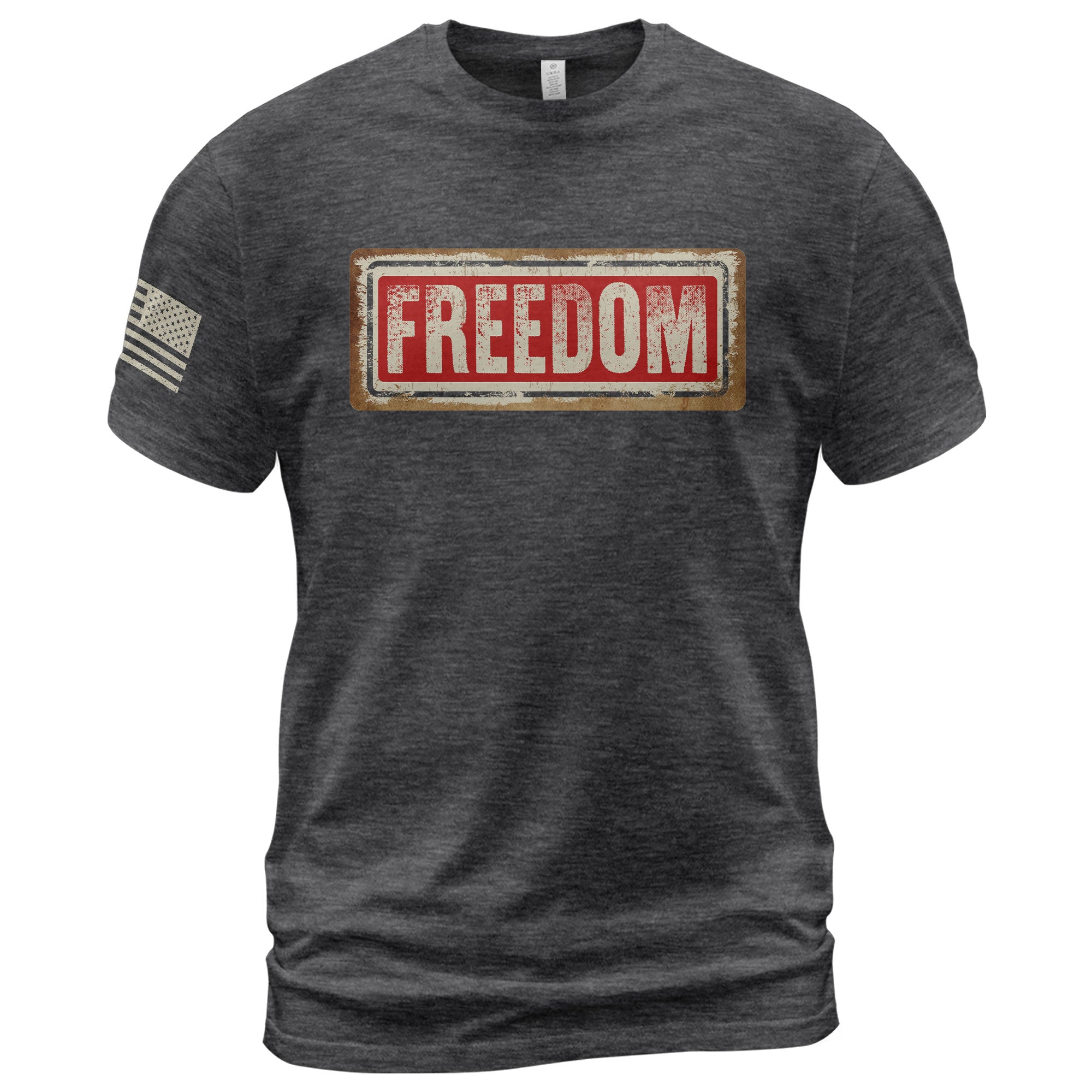 Freedom Sign Patriotic Tribute T-Shirt