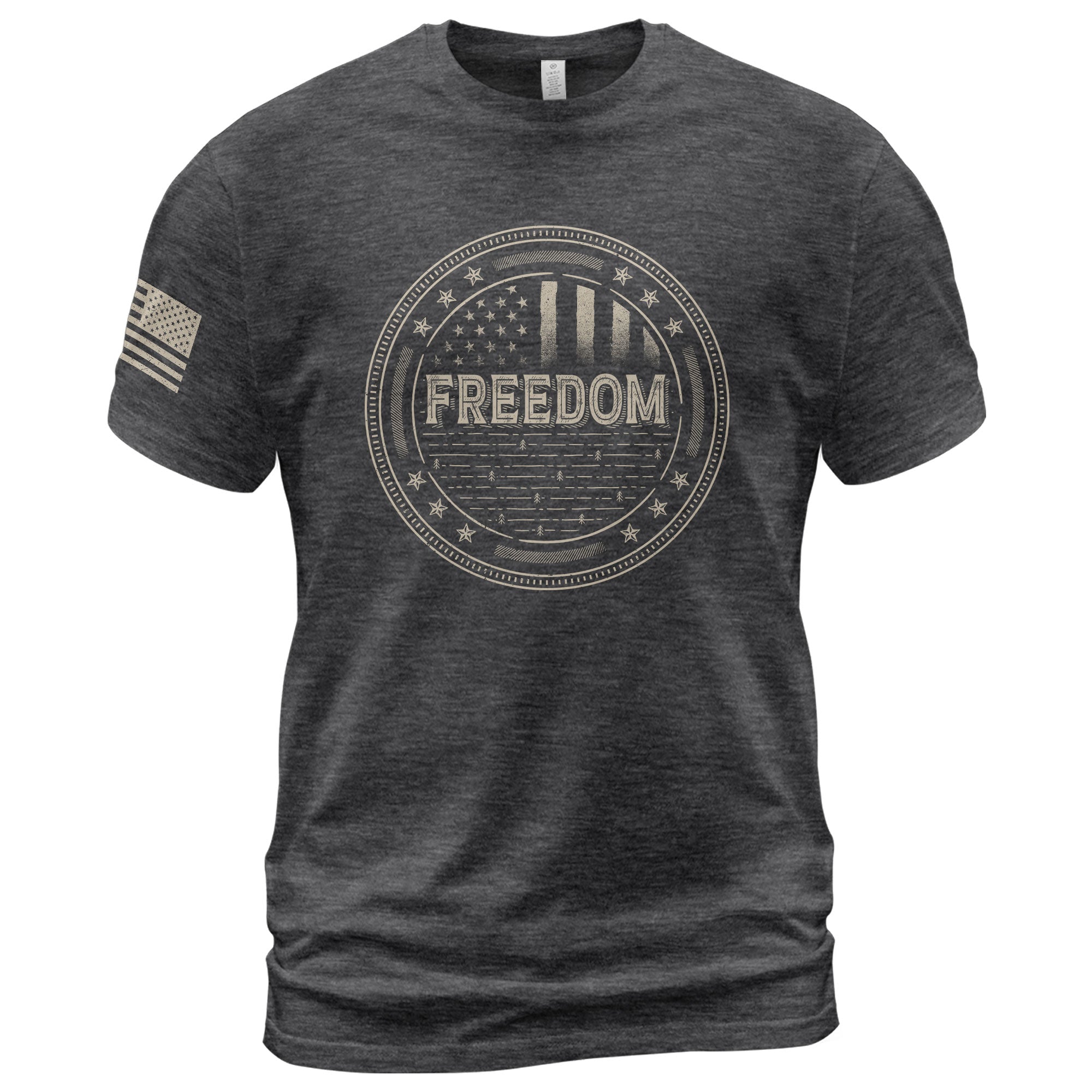 Freedom Honor Seal Patriotic Tribute T-Shirt