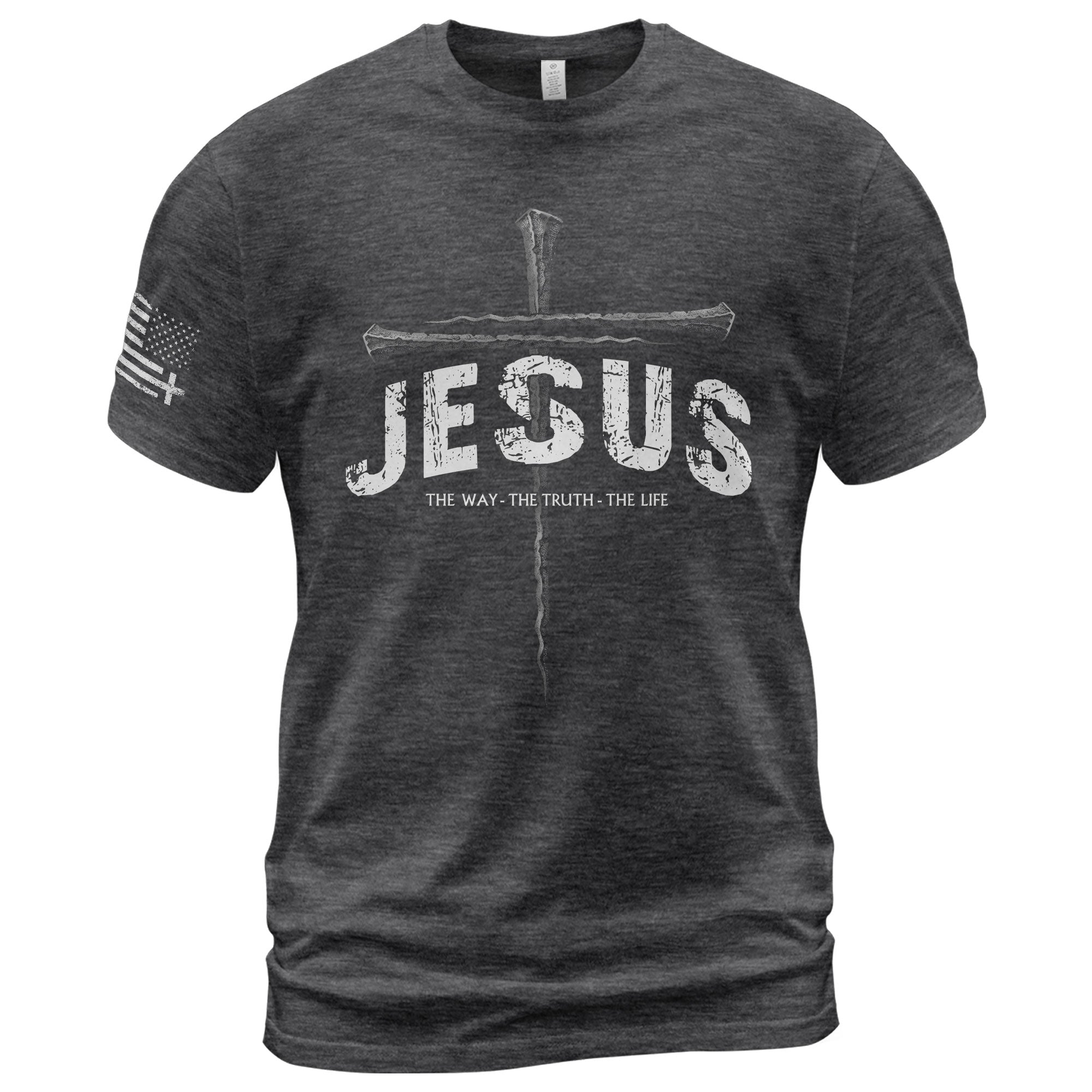 Jesus Cross Christian T-Shirt – The Way, The Truth, The Life