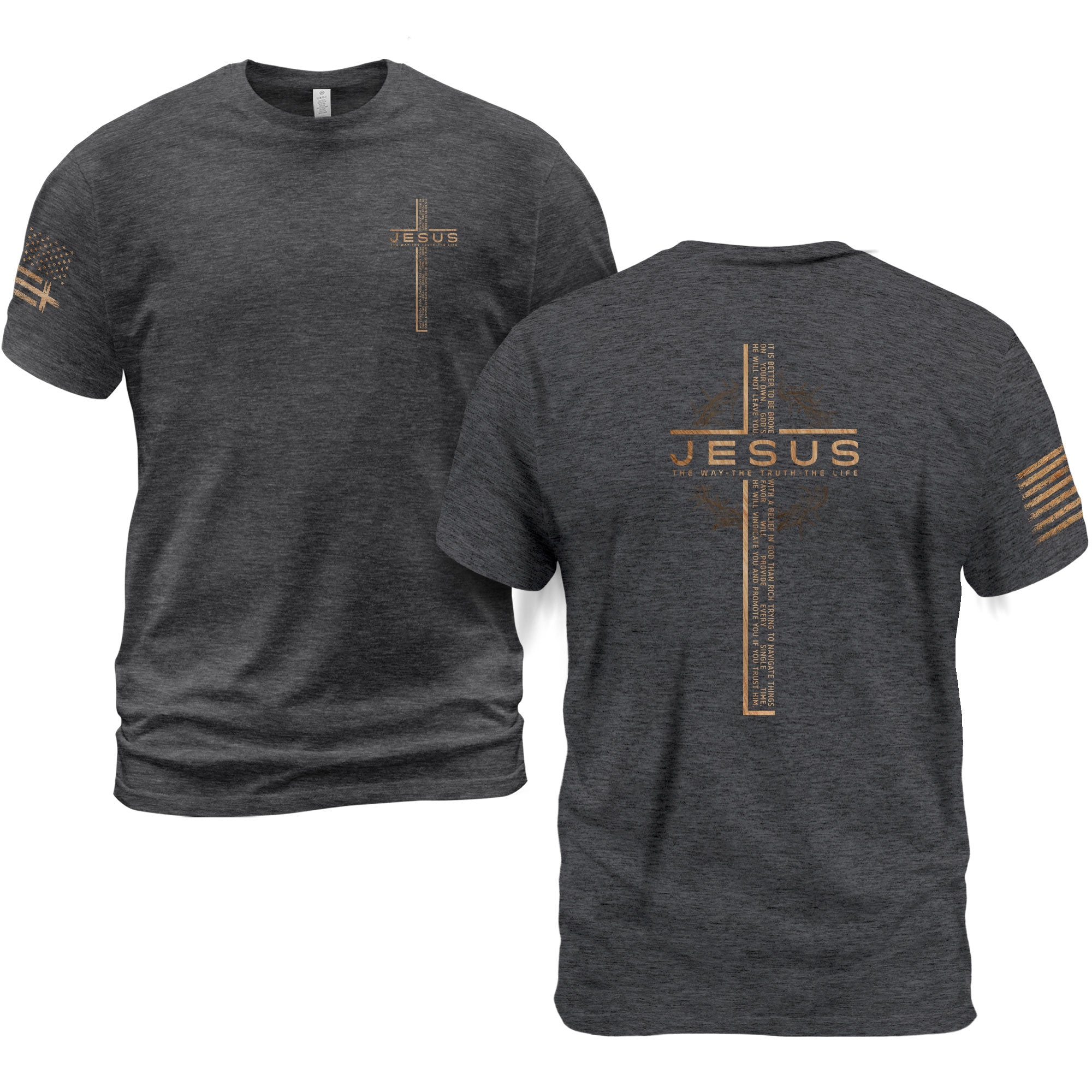 Jesus Cross Bible Verse Christian T-Shirt