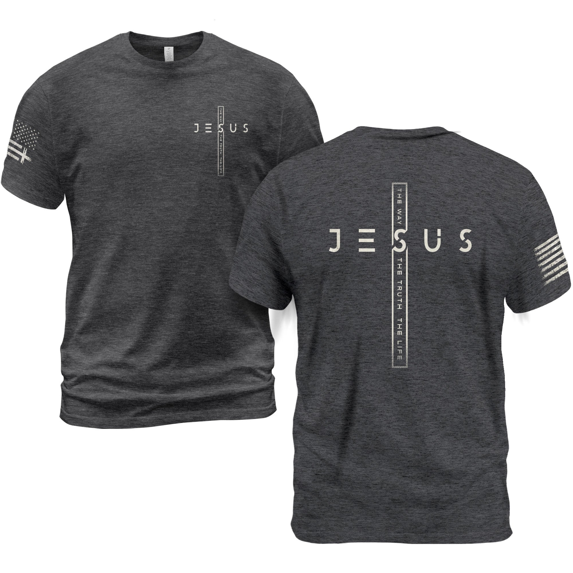 Jesus Cross The Way The Truth The Life Christian Faith T-Shirt