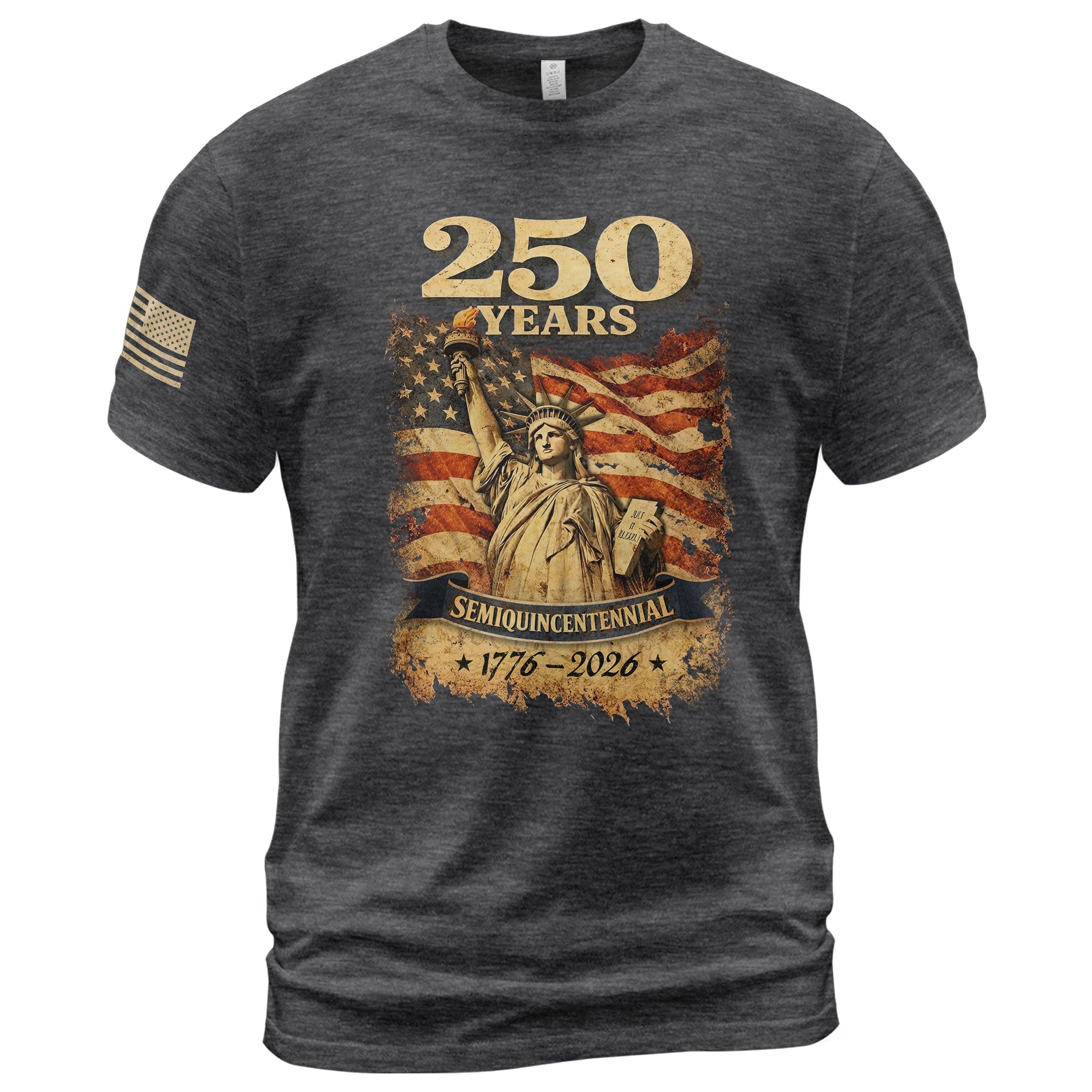 USA 250th Anniversary 250 Years Shirt 1776-2026 Patriotic - Rust Field Wear