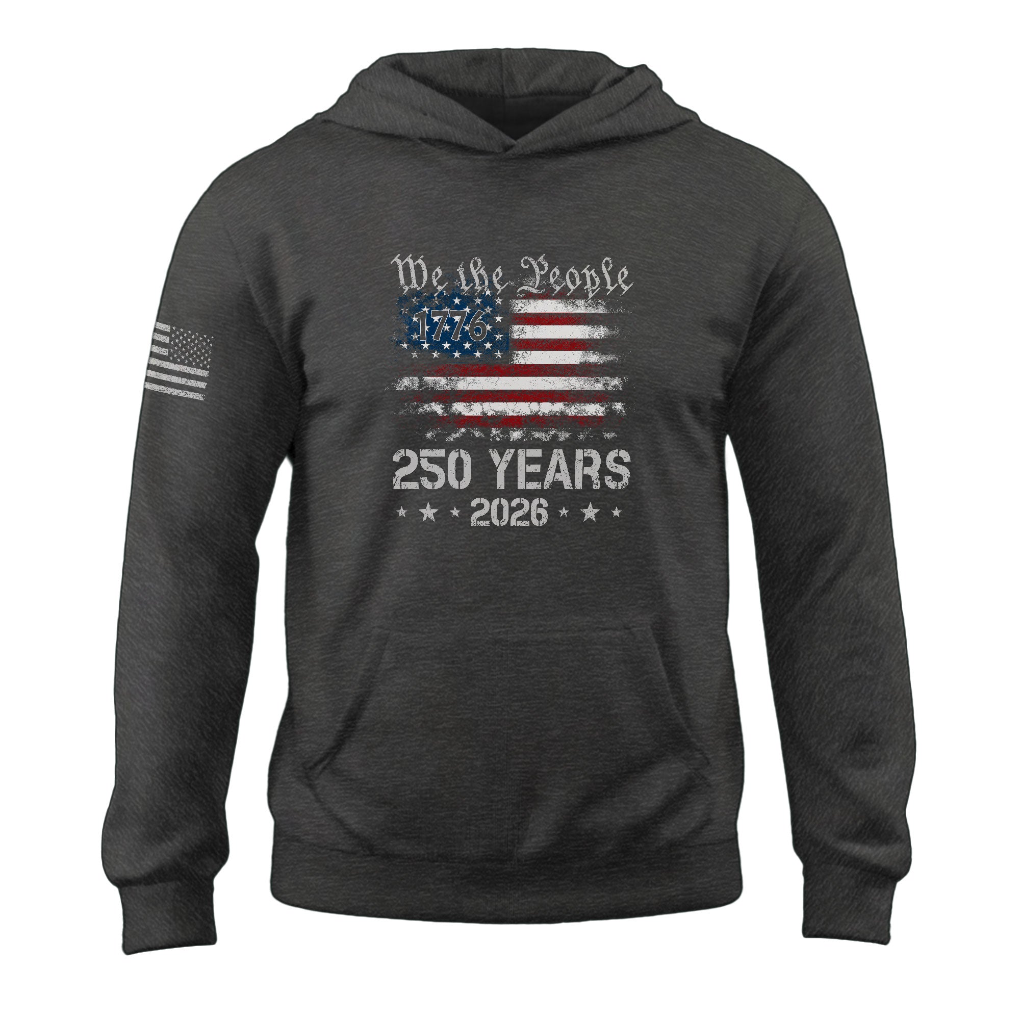 USA 250th Anniversary Semiquincentennial 250 Years Hoodie 1776-2026 We The People