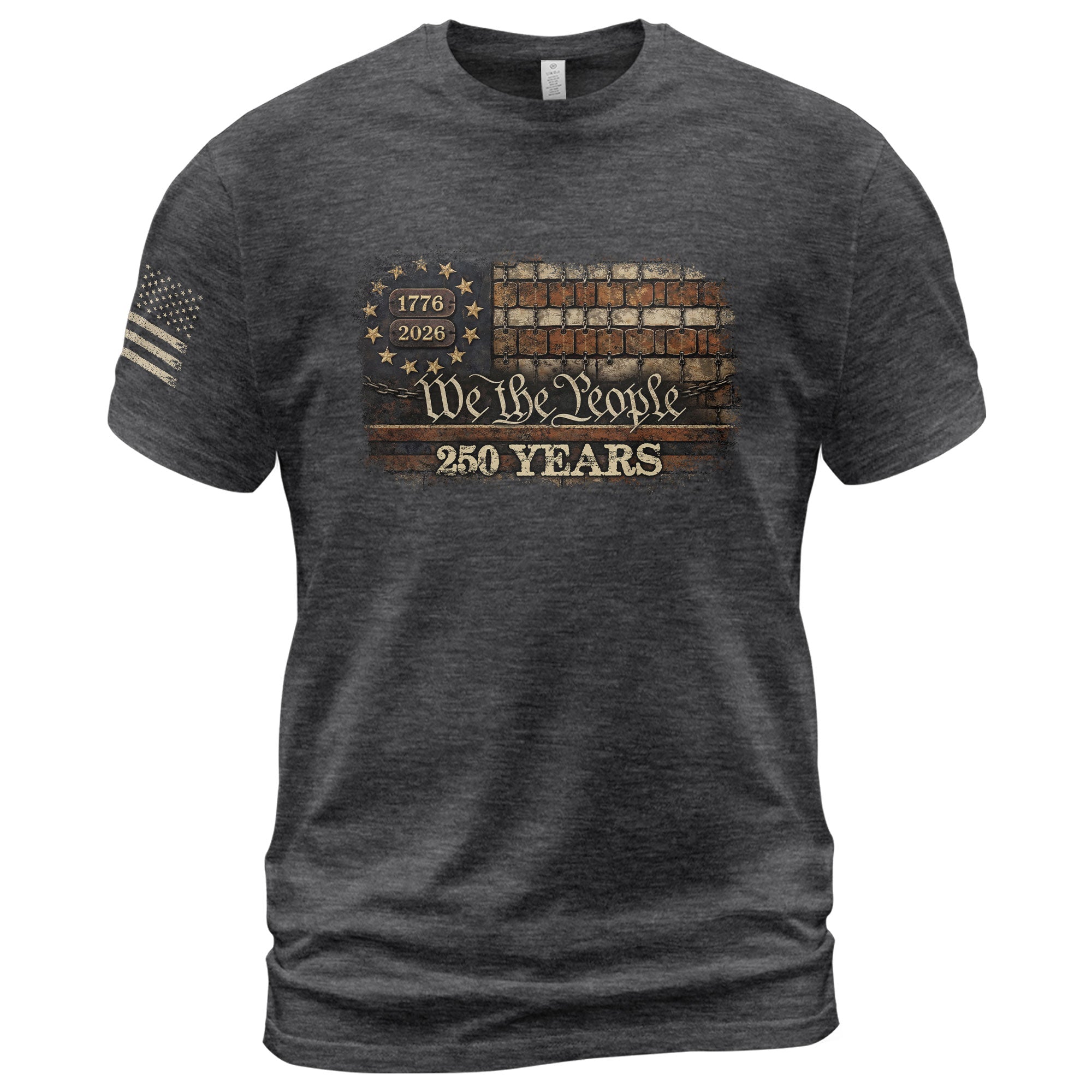 USA 250th Anniversary Semiquincentennial 250 Years Shirt 1776-2026 We The People Flag Mental Heritage Patriotic